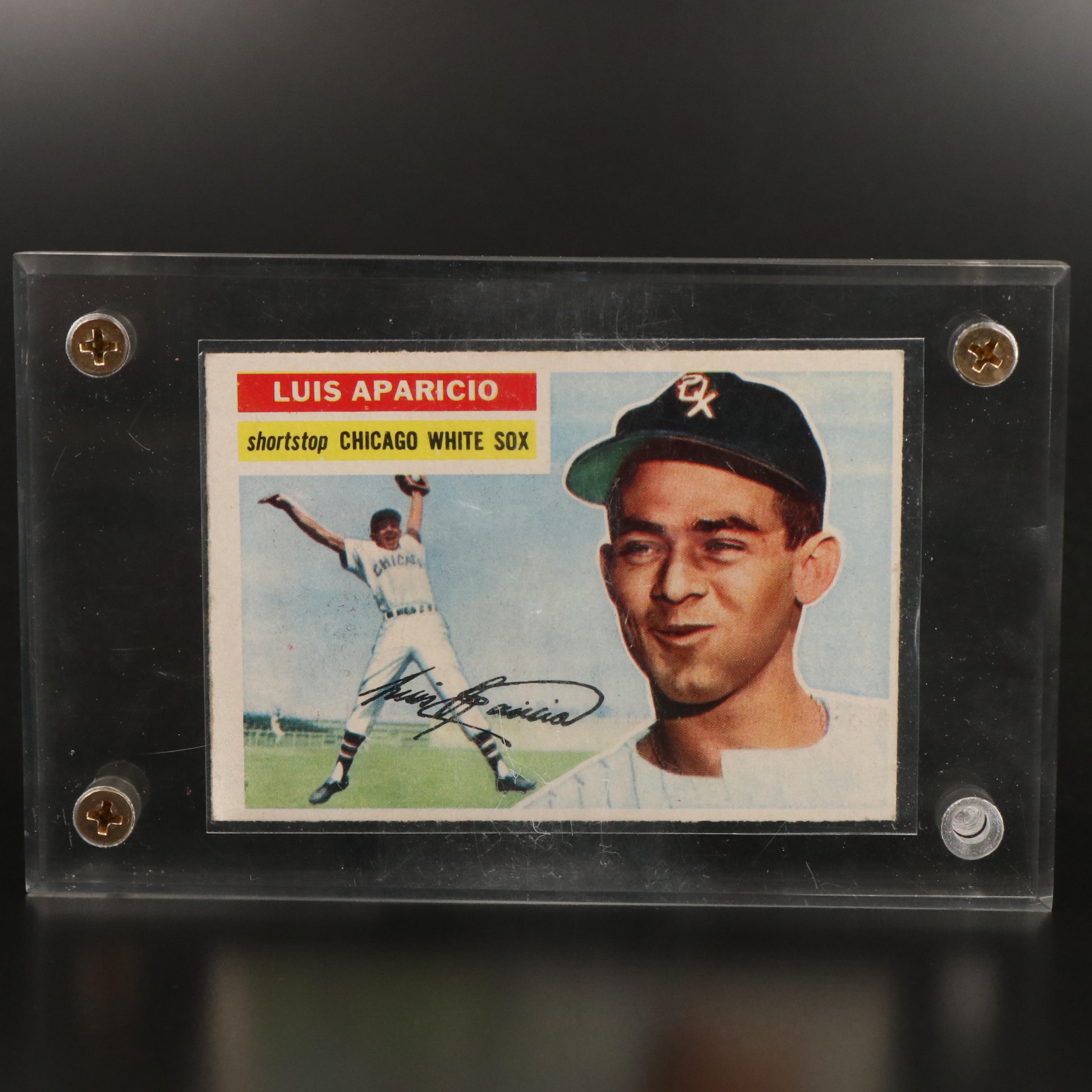 1956 Topps Luis Aparicio Chicago White Sox Rookie Baseball Card