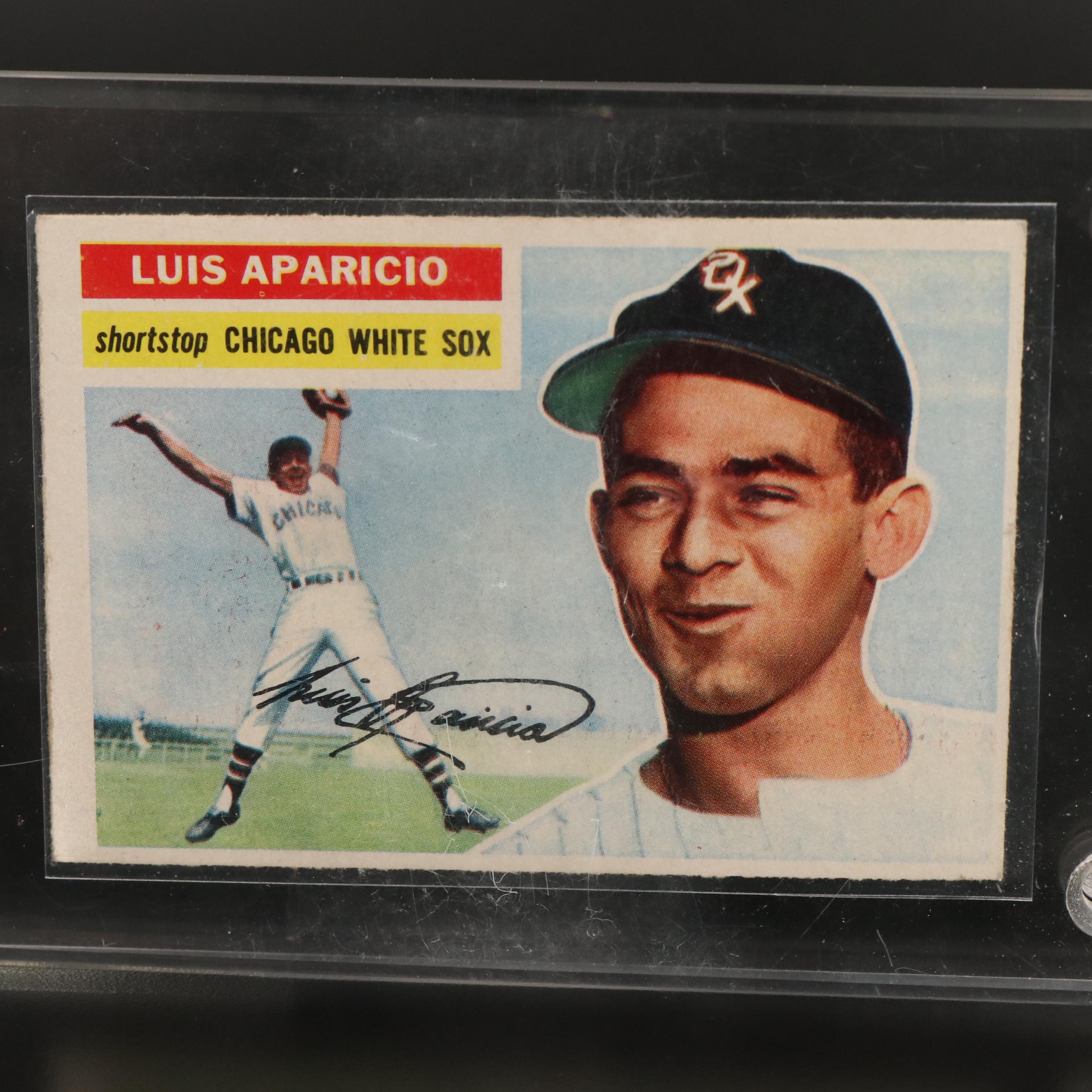1956 Topps Luis Aparicio Chicago White Sox Rookie Baseball Card