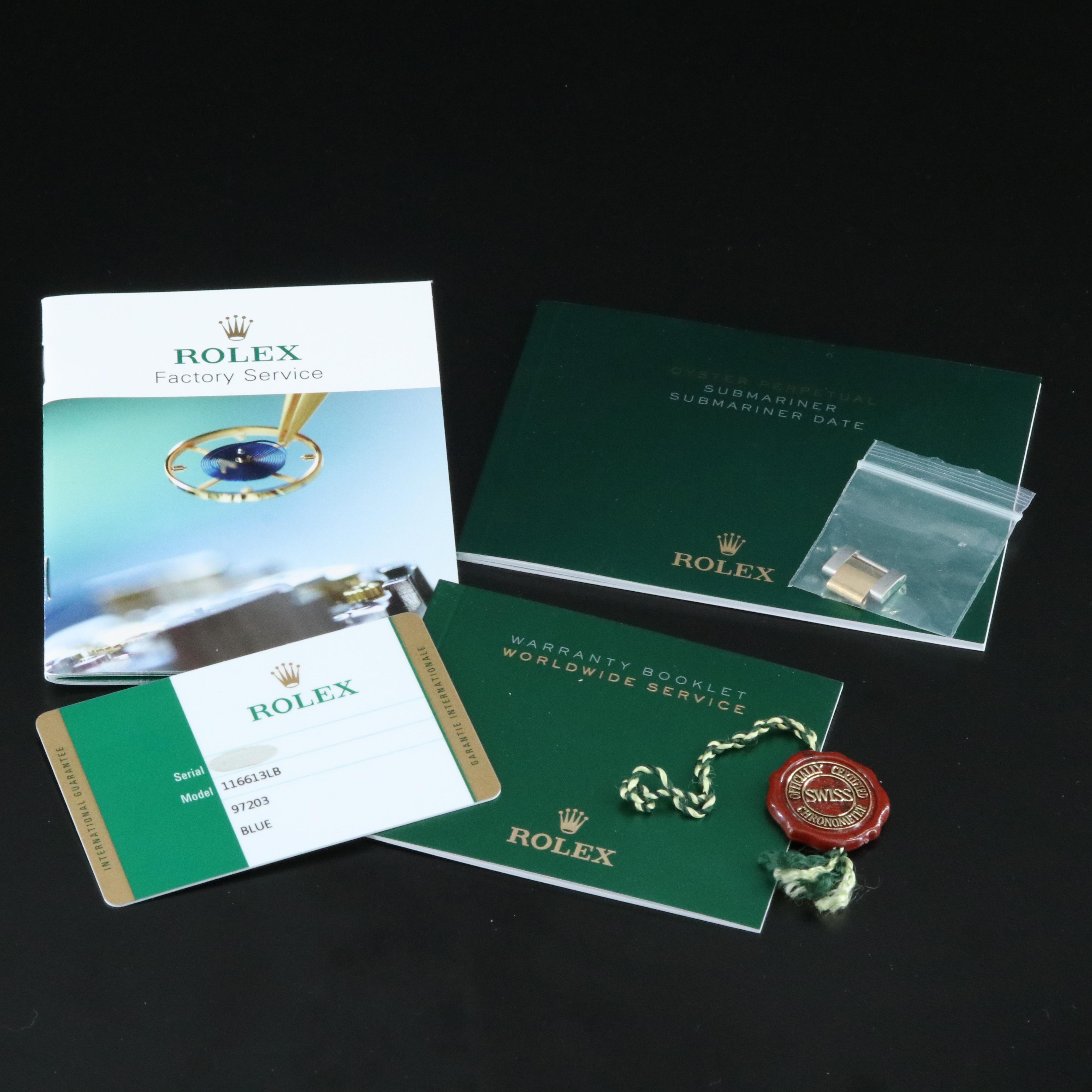 Rolex Submariner "Bluesy" Two-Tone Date Watch