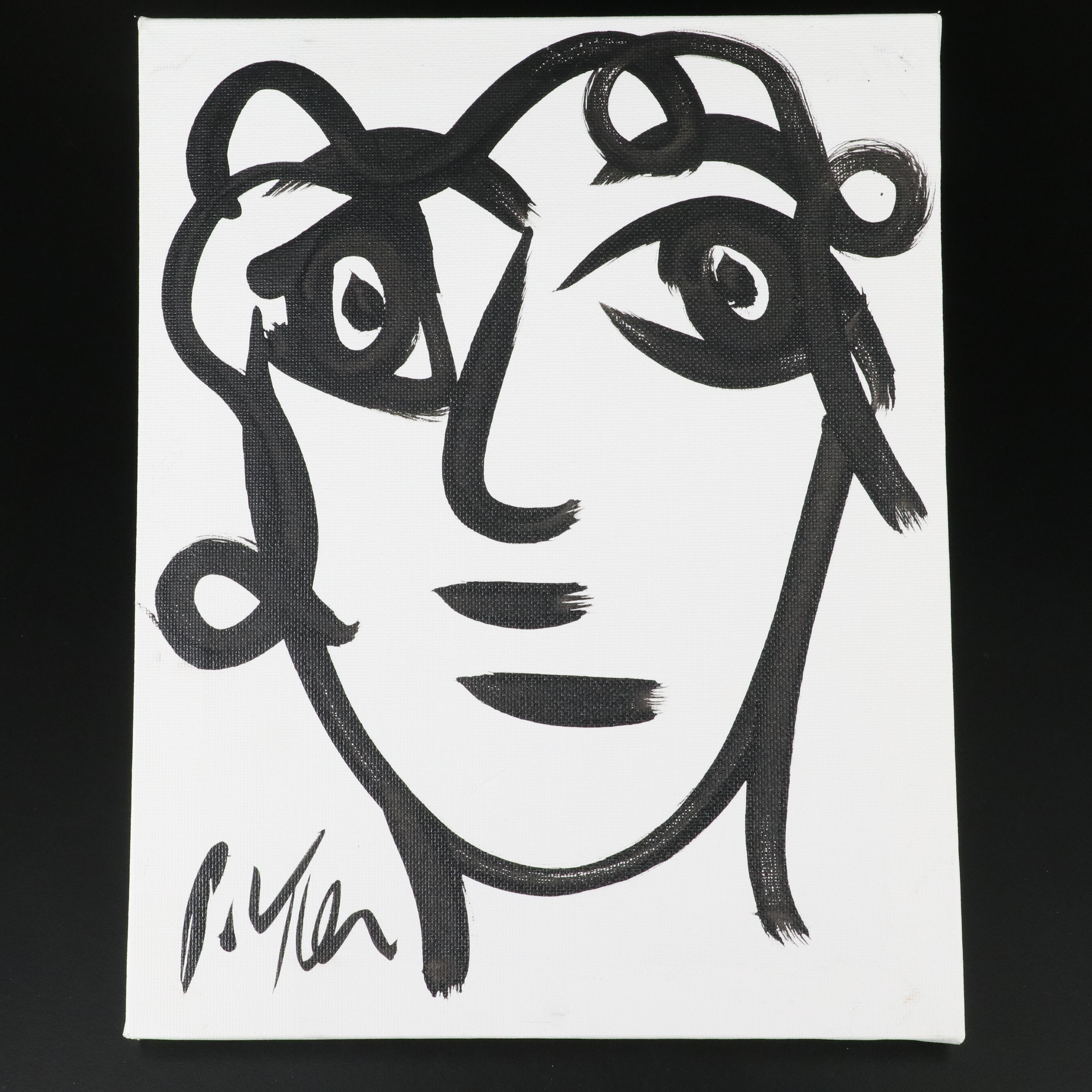 Peter Robert Keil Stylized Acrylic Portrait