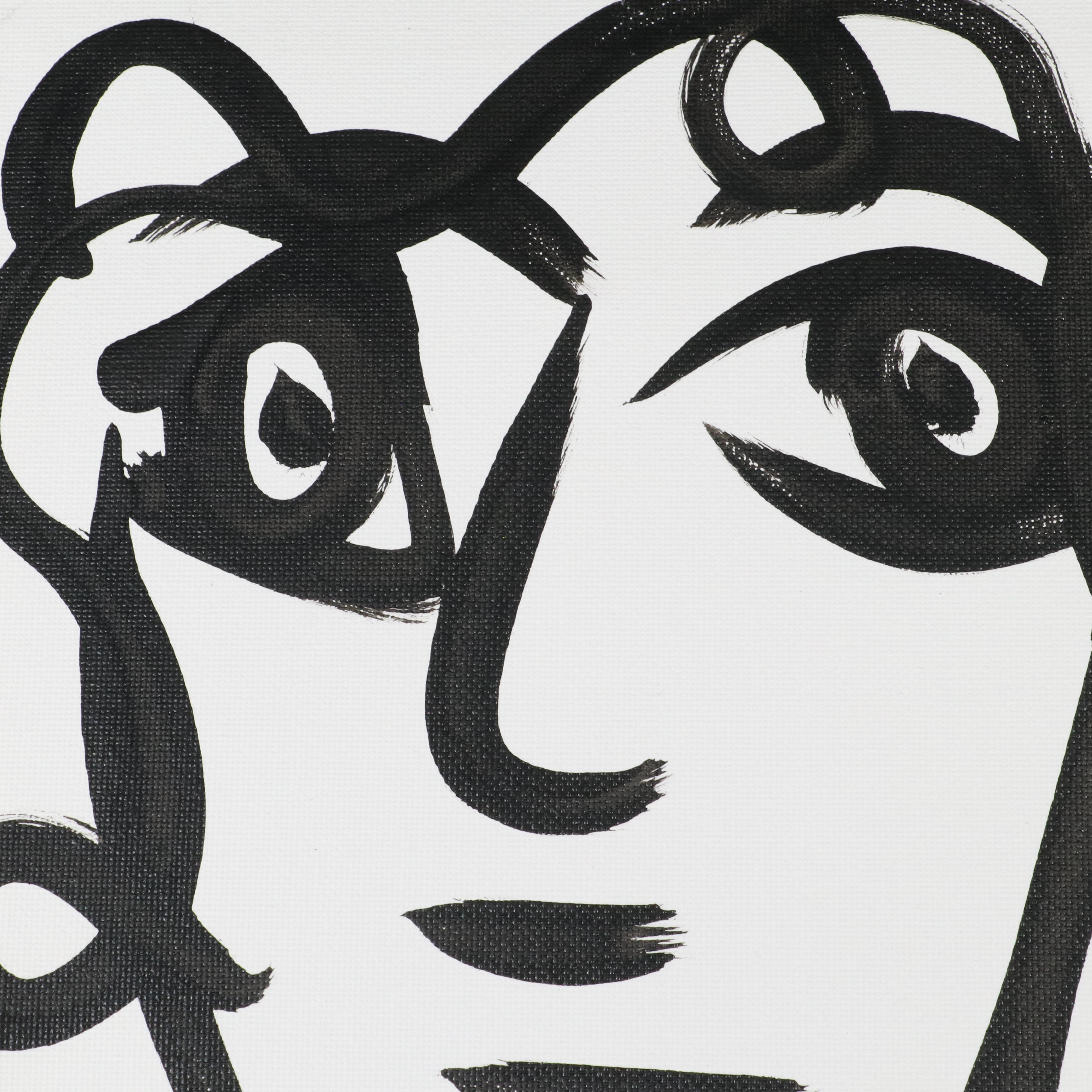 Peter Robert Keil Stylized Acrylic Portrait