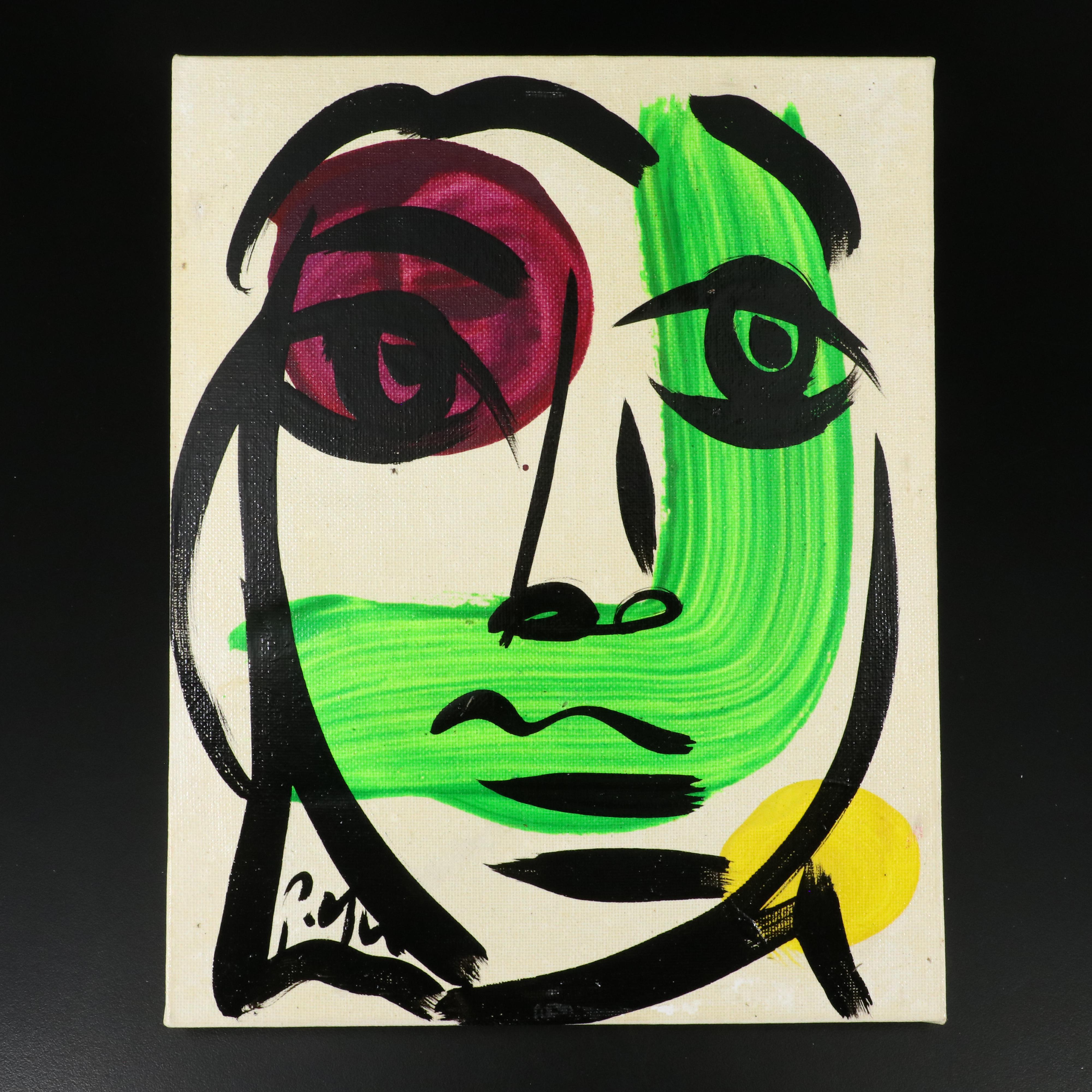 Peter Robert Keil Stylized Acrylic Portrait
