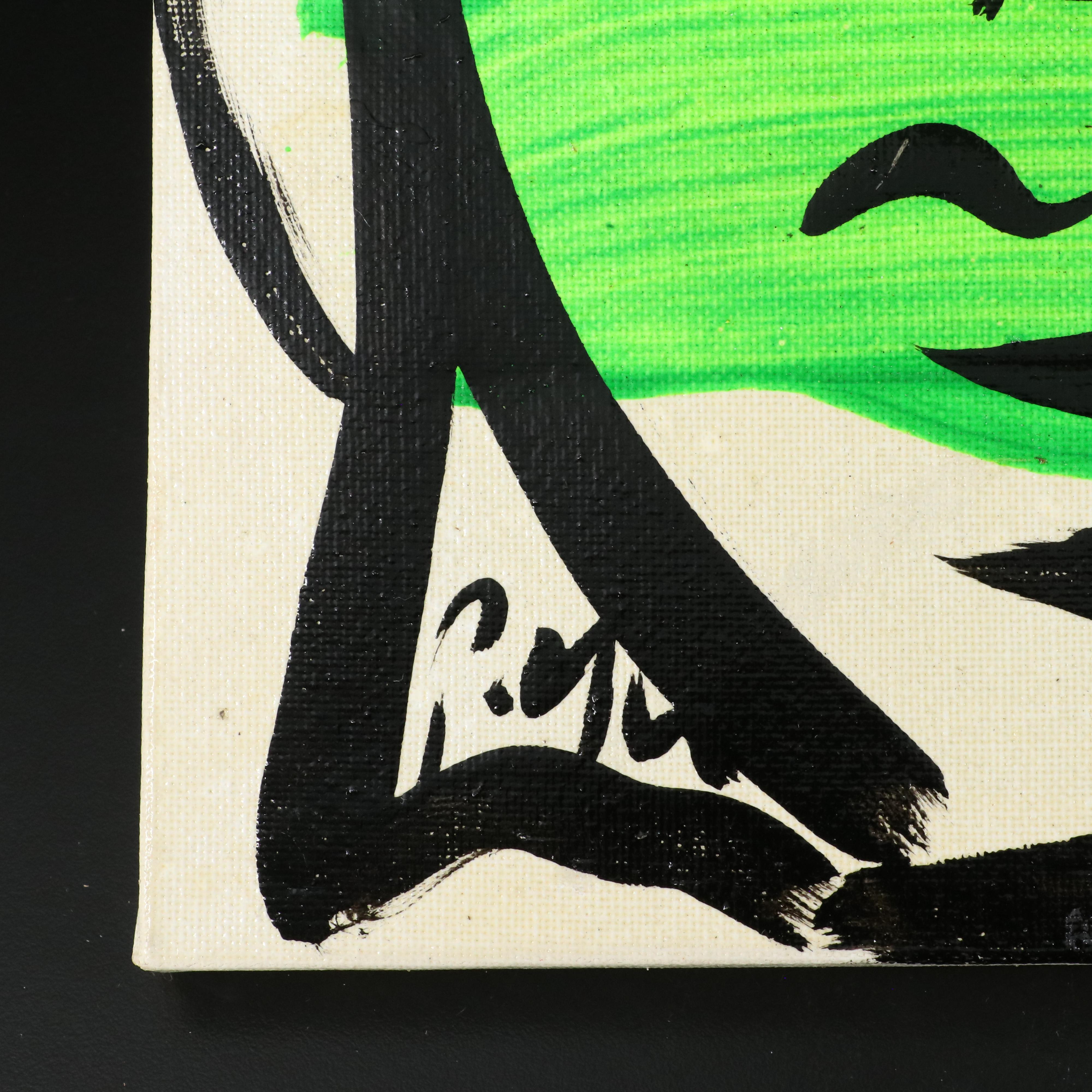 Peter Robert Keil Stylized Acrylic Portrait