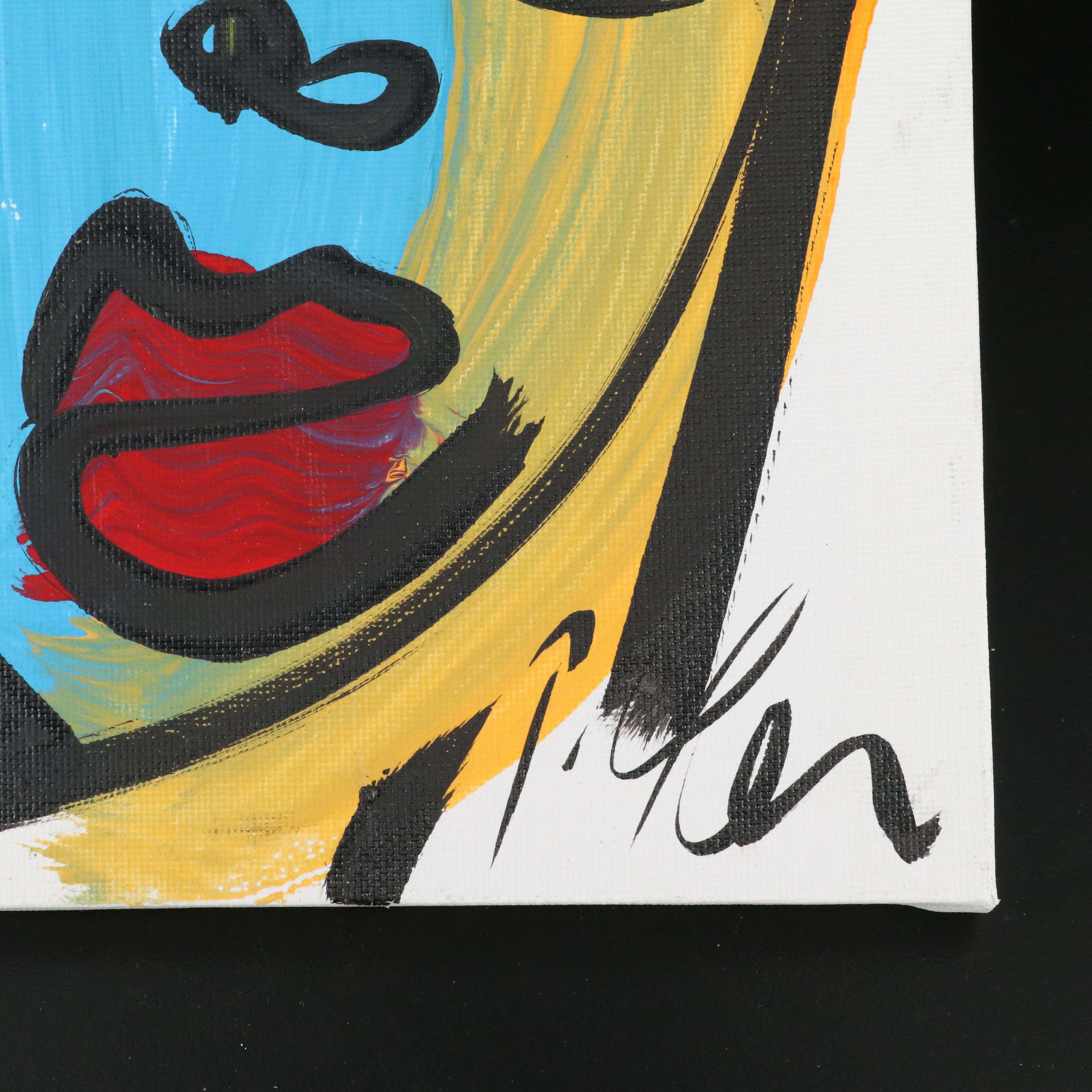 Peter Robert Keil Stylized Acrylic Portrait