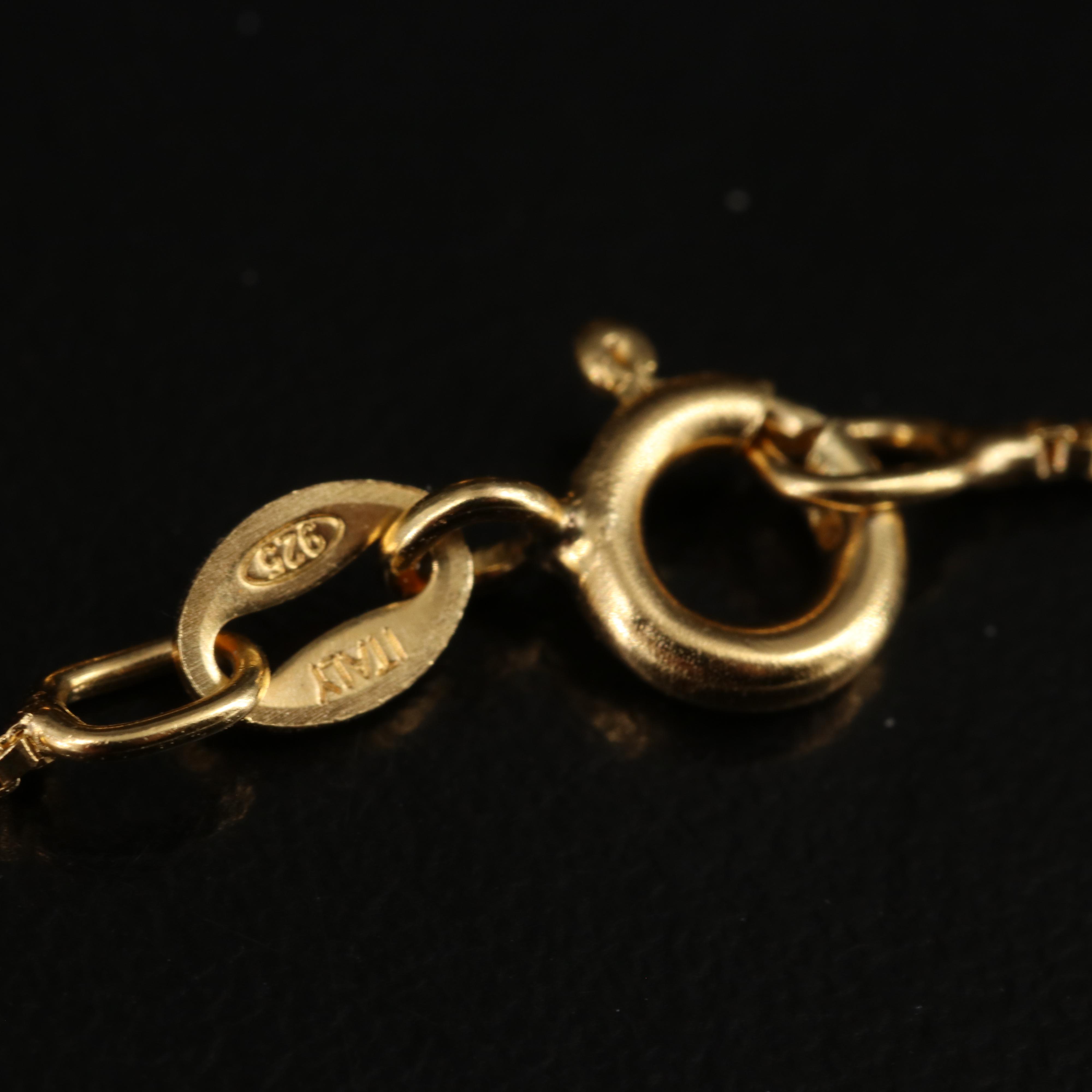 Sterling Enamel and CZ Necklace and Earring Set