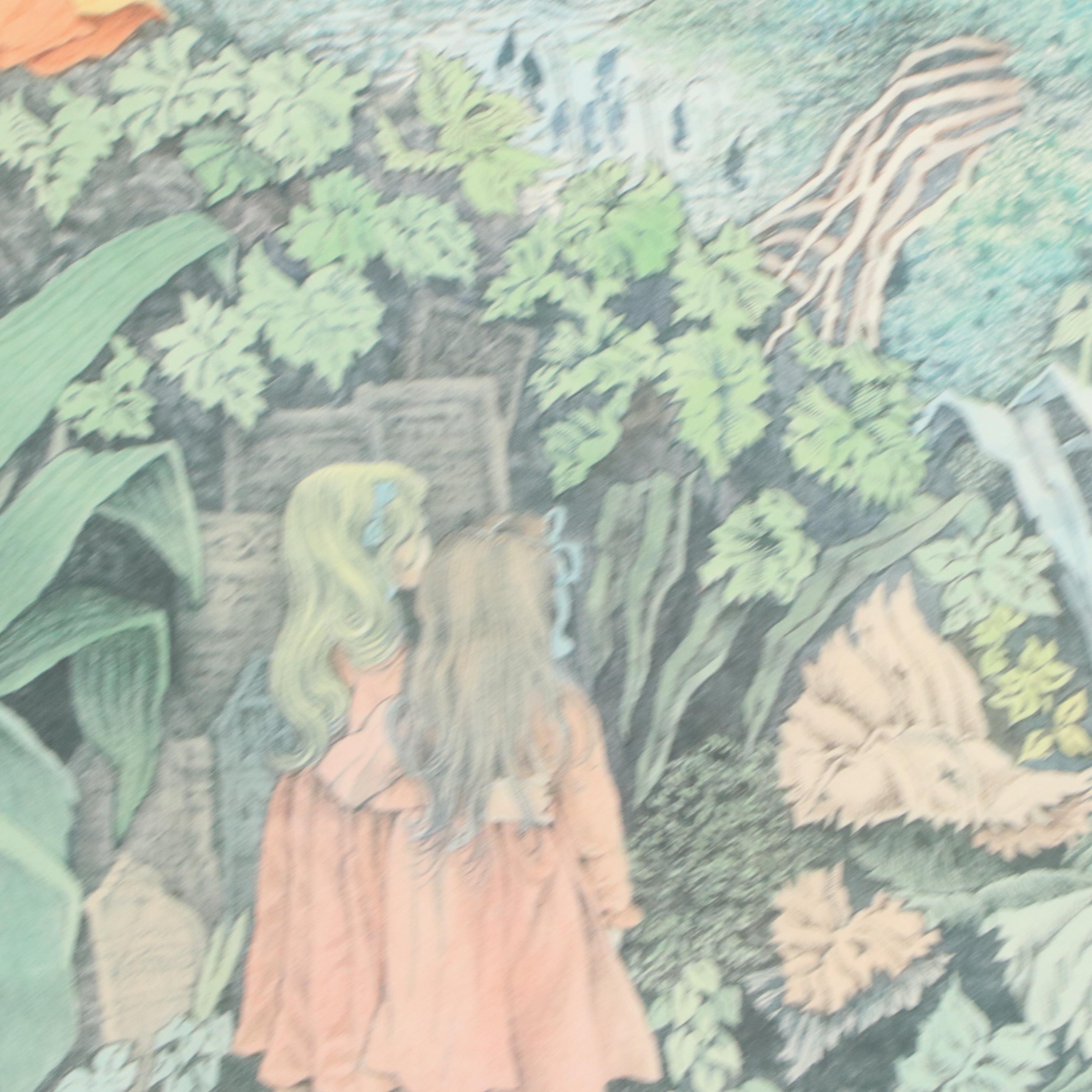 Offset Lithograph Poster after Maurice Sendak "Dear Mili," Circa 1989