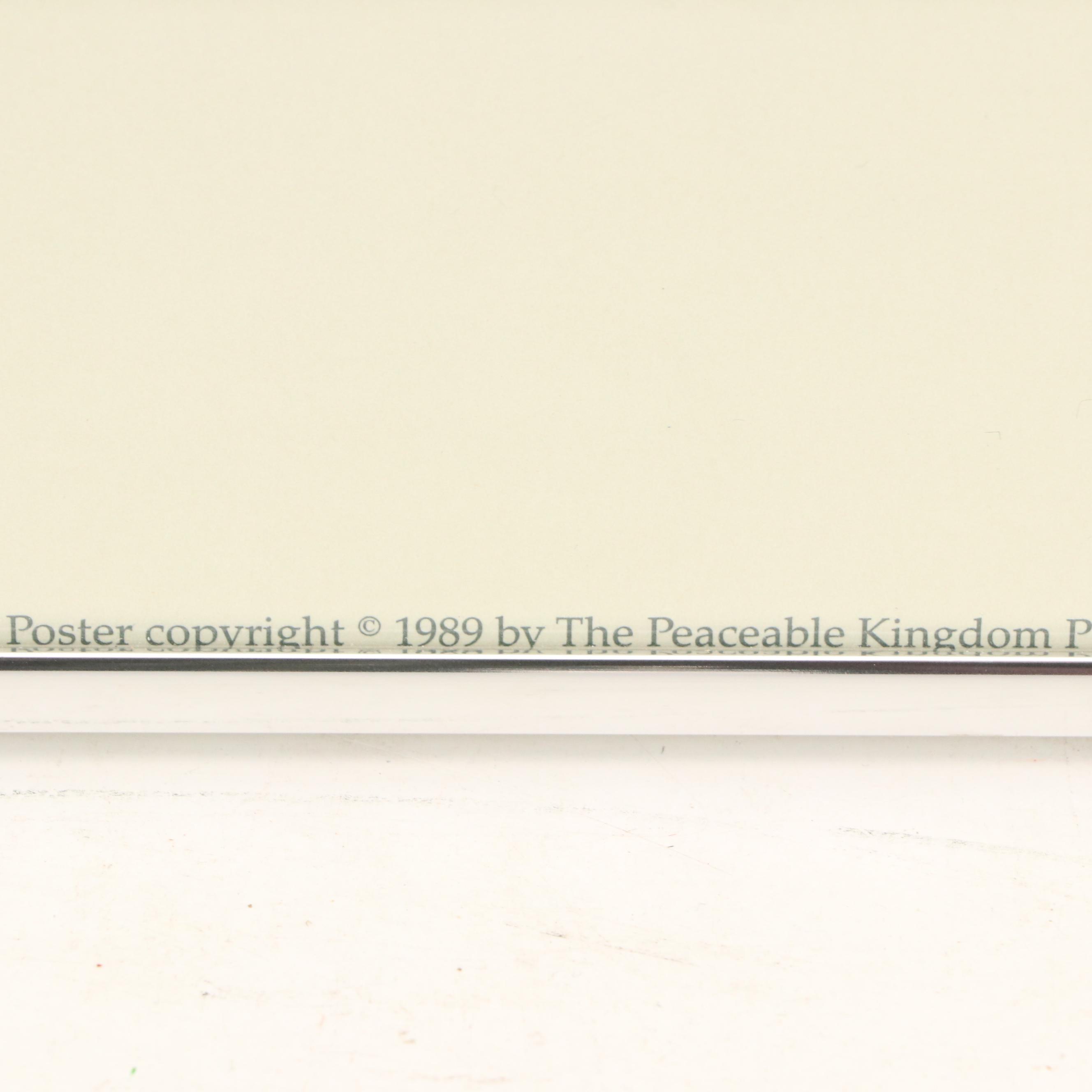 Offset Lithograph Poster after Maurice Sendak "Dear Mili," Circa 1989