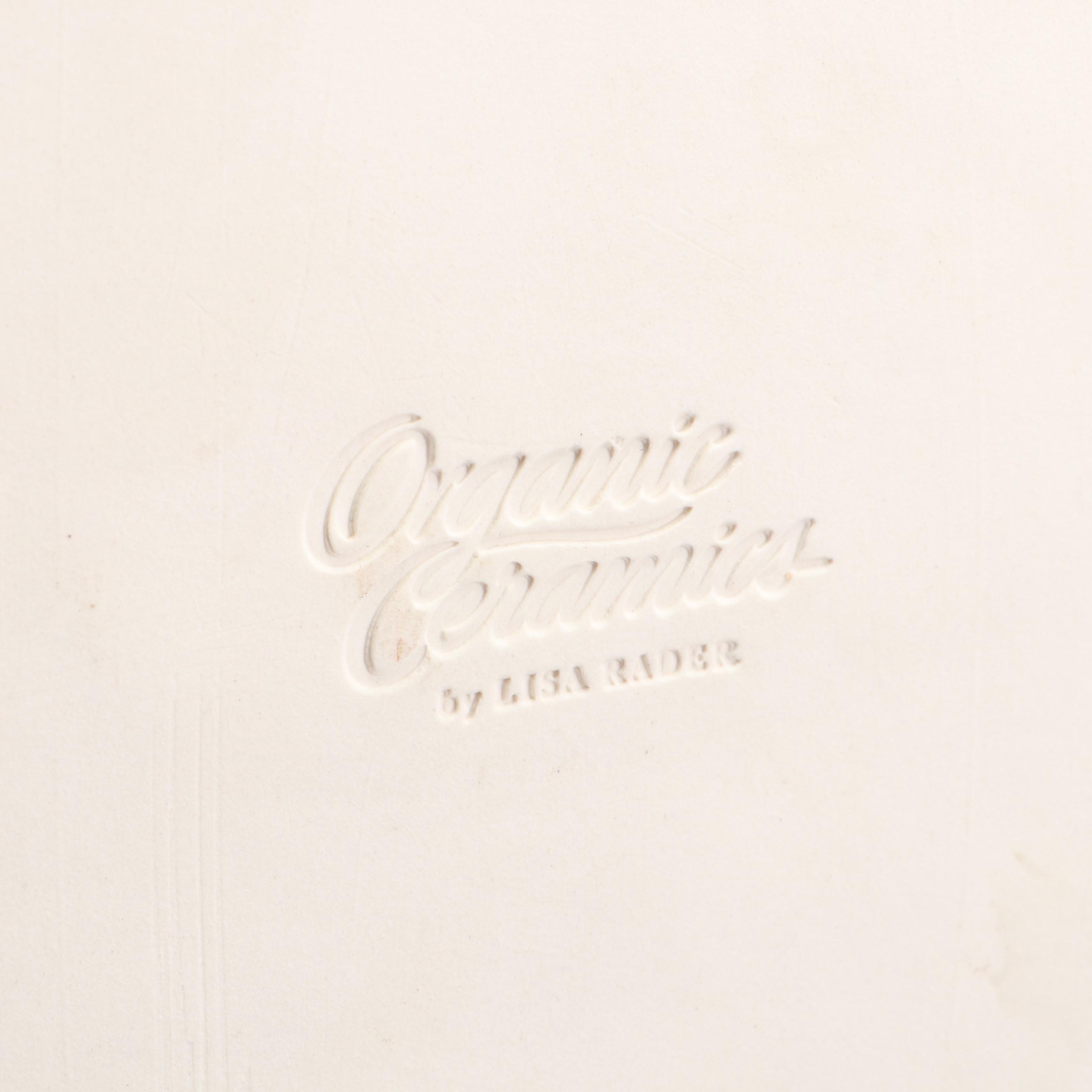 Lisa Rader Organic Ceramics Decorative Tile with Other Ceramic Vase