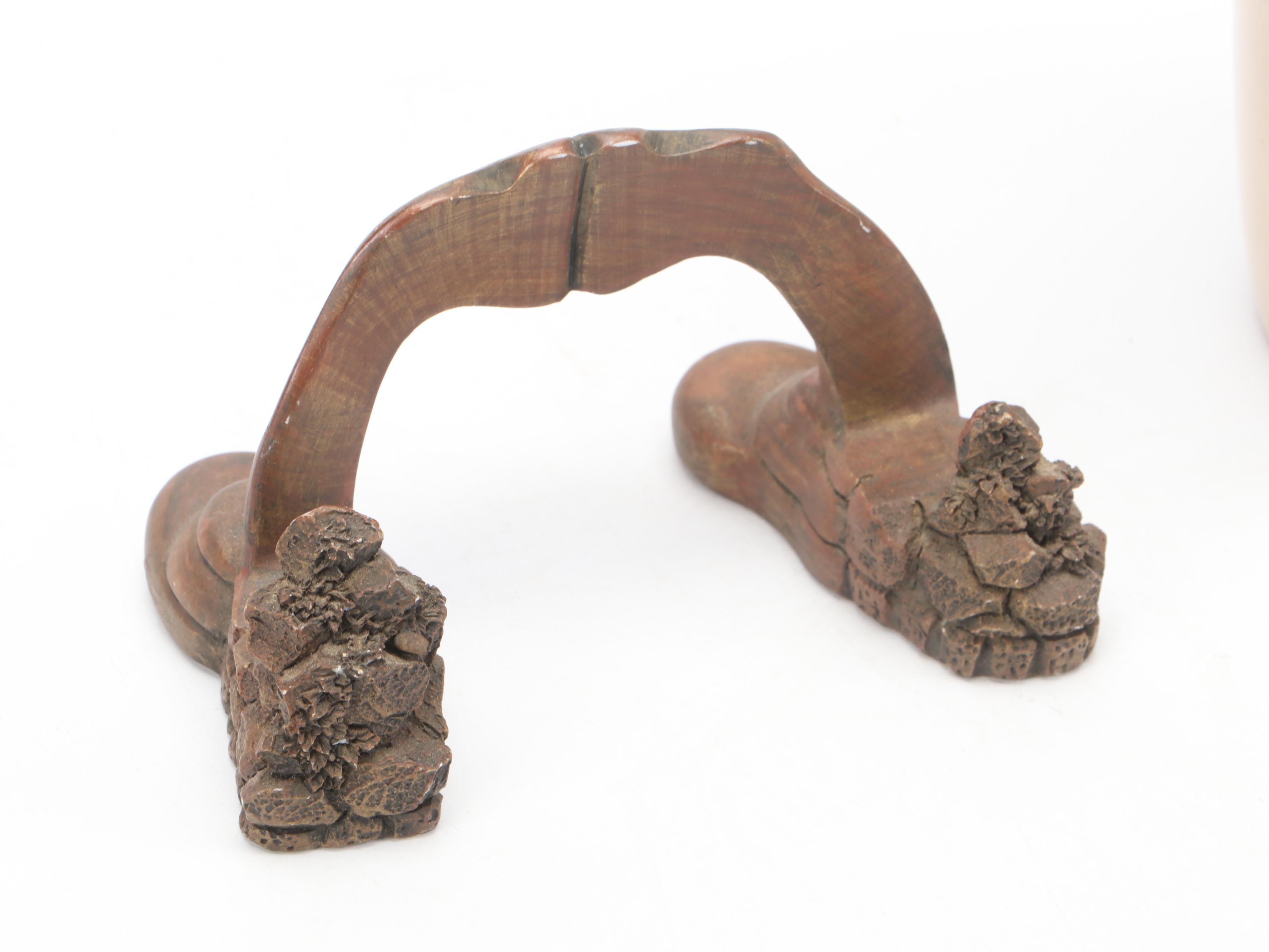 Lisa Rader Organic Ceramics Decorative Tile with Other Ceramic Vase