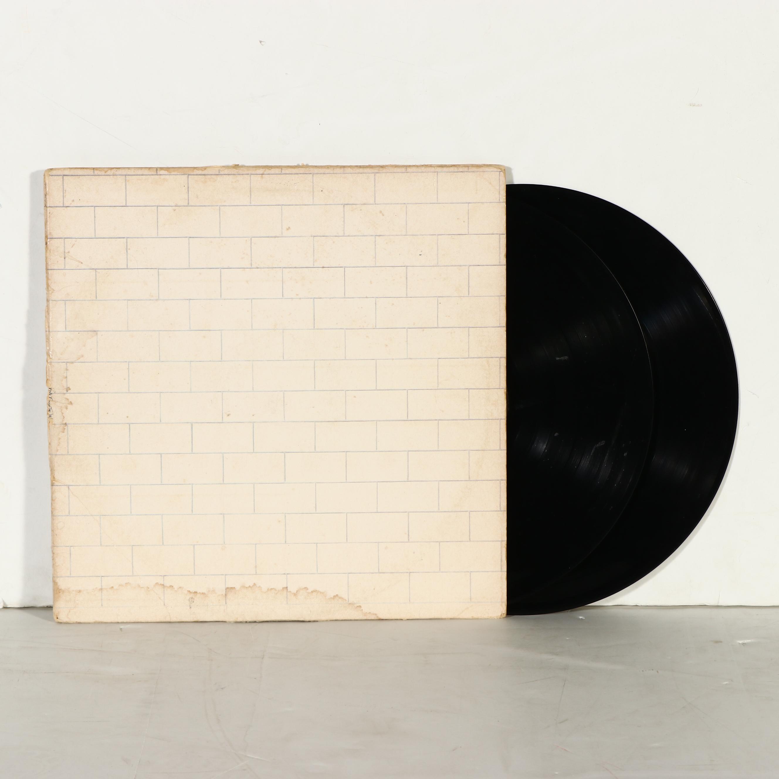 First U.S. Pressing Pink Floyd "The Wall" 1979 Vinyl Record and Poster