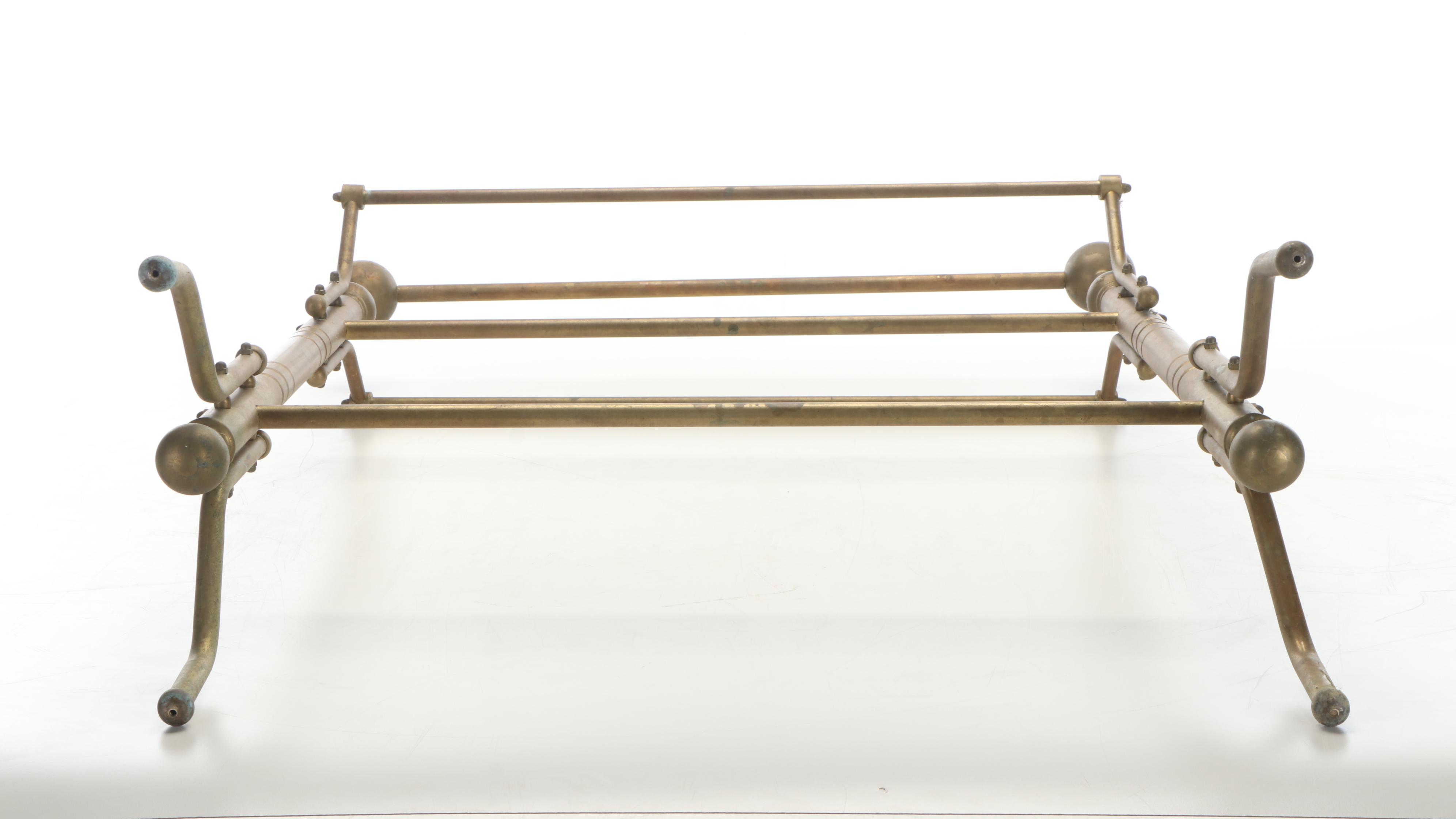 Cannonball Brass Quilt Rack