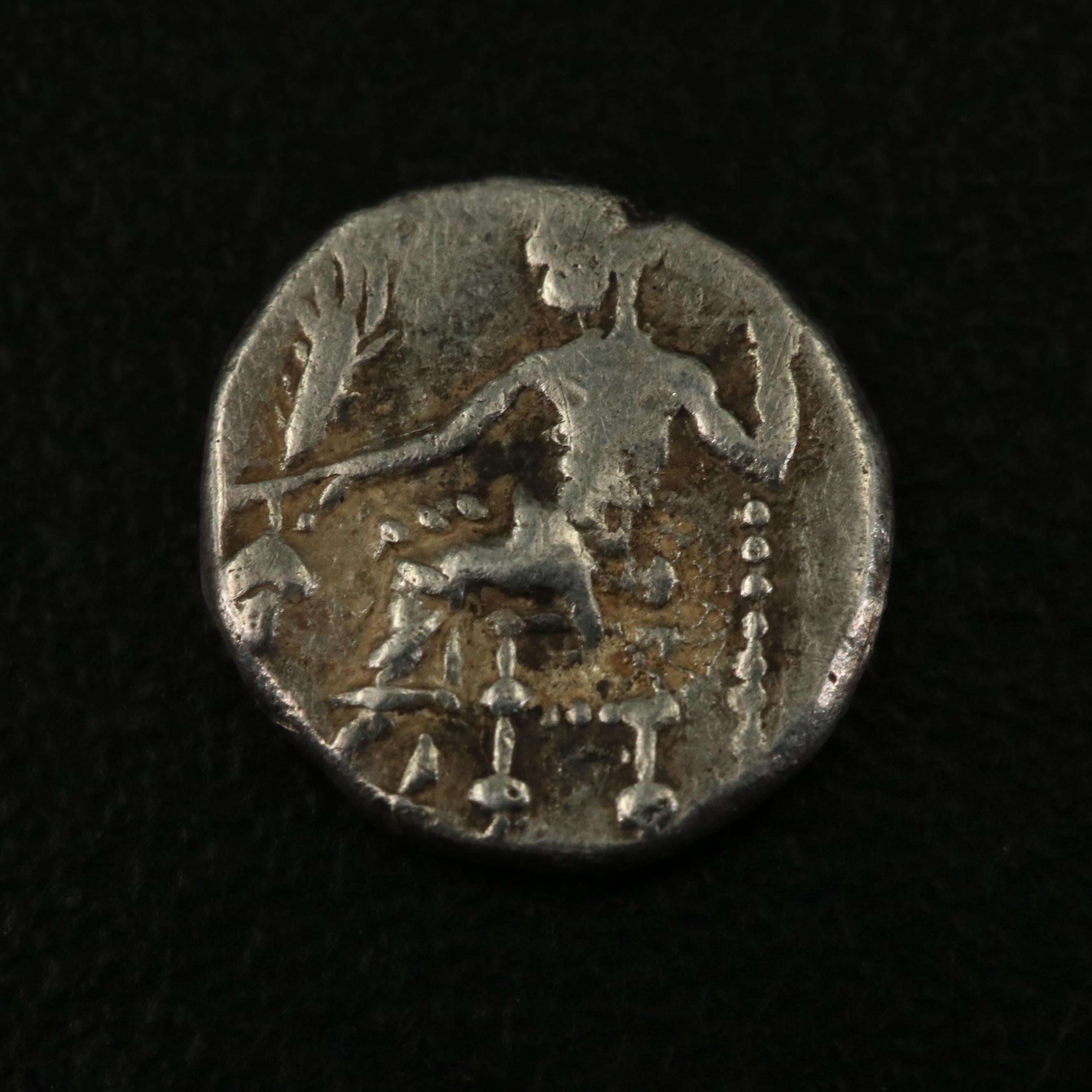 Ancient Lycaonia, Laranda AR Obol Coin, ca. 324 B.C.