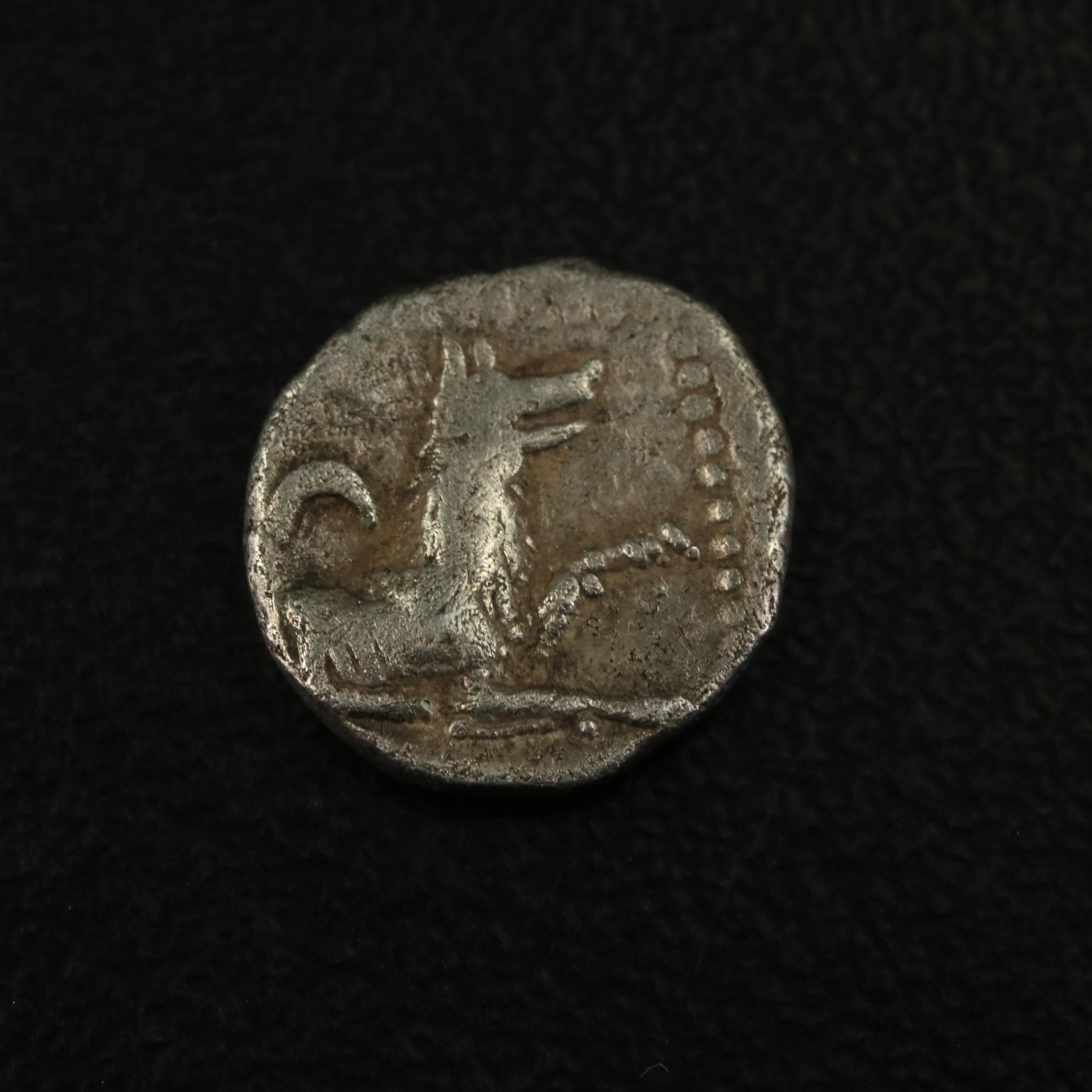 Ancient Lycaonia, Laranda AR Obol Coin, ca. 324 B.C.