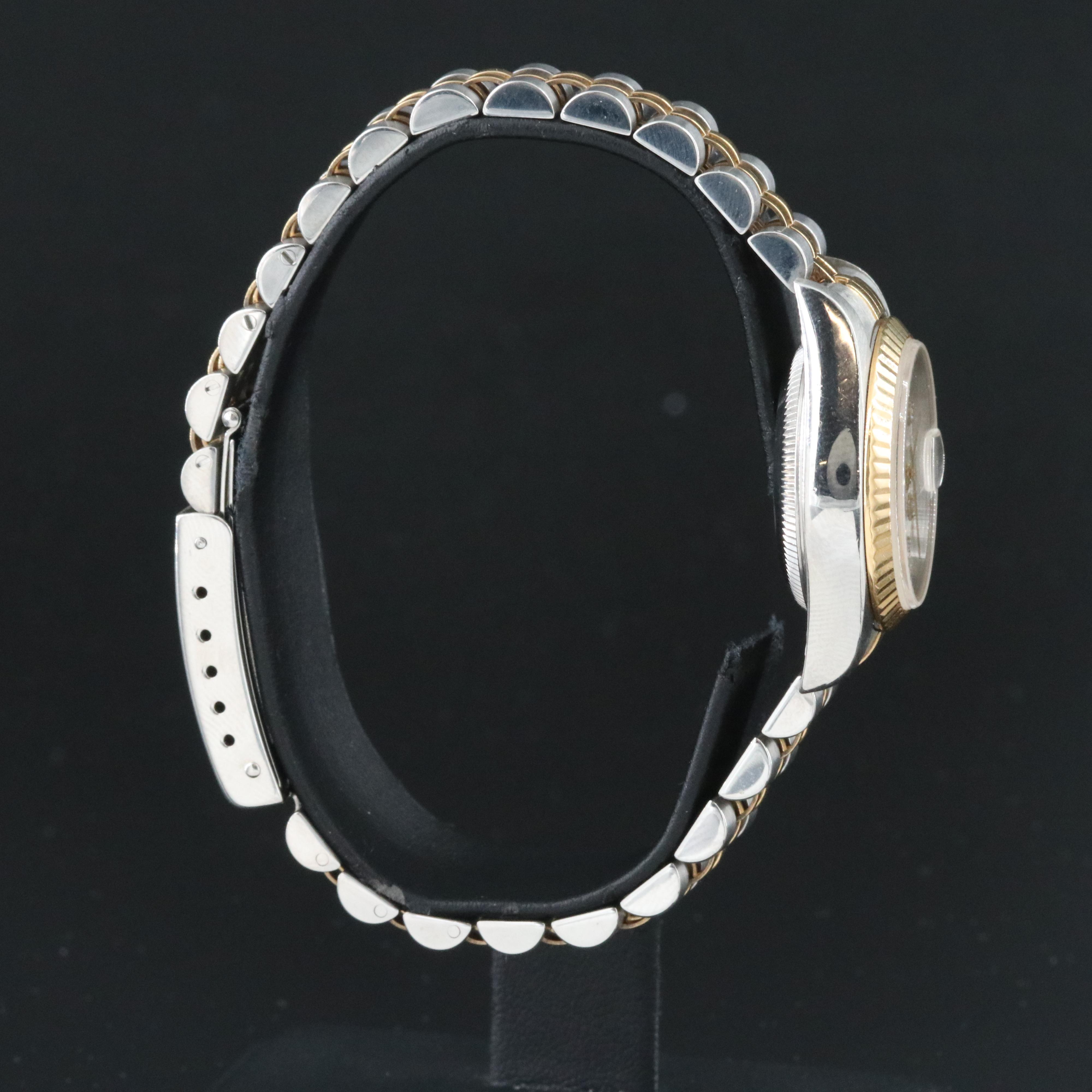 1997 - 1998 Rolex Silver Jubilee Factory Diamond Serti Dial Datejust Watch