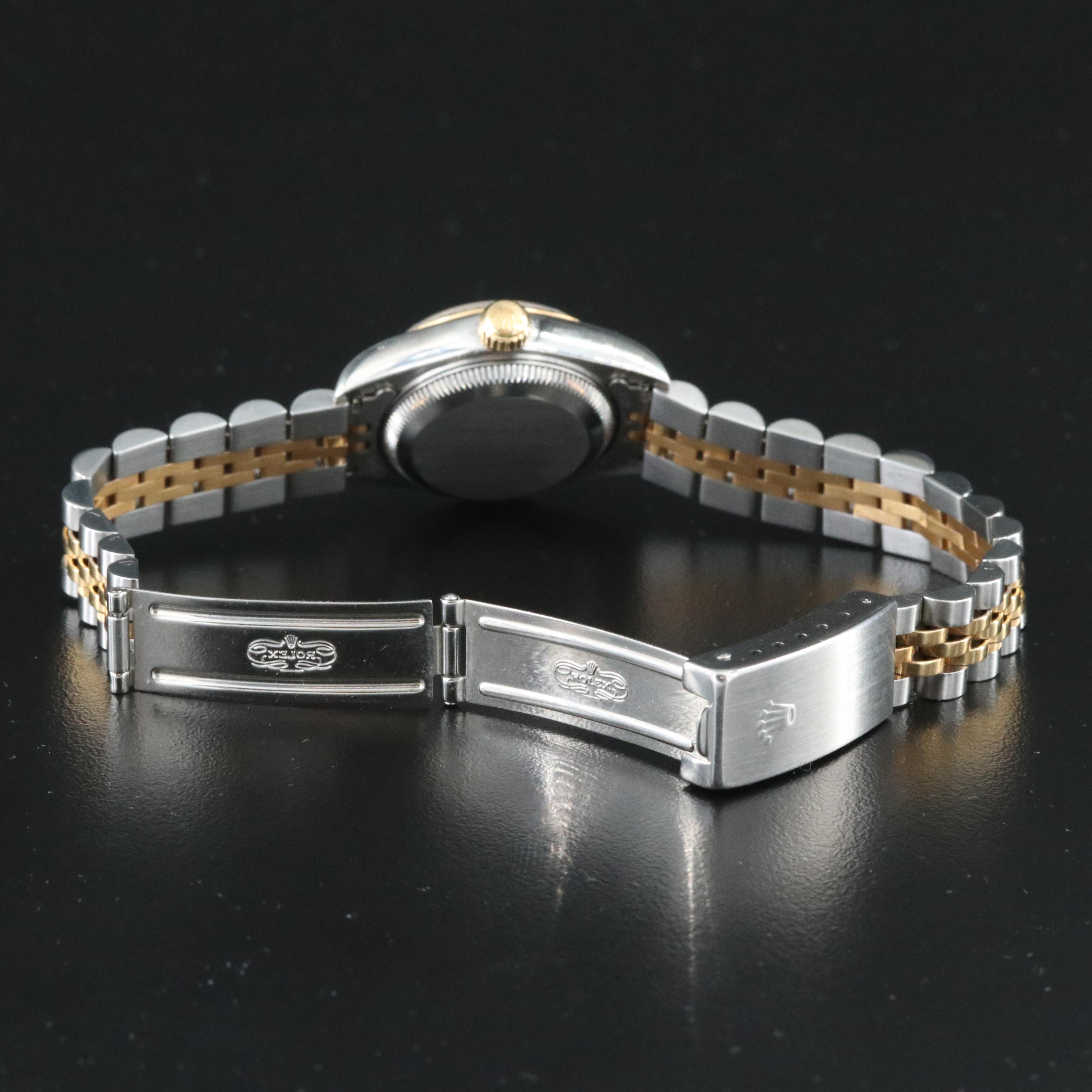 1997 - 1998 Rolex Silver Jubilee Factory Diamond Serti Dial Datejust Watch