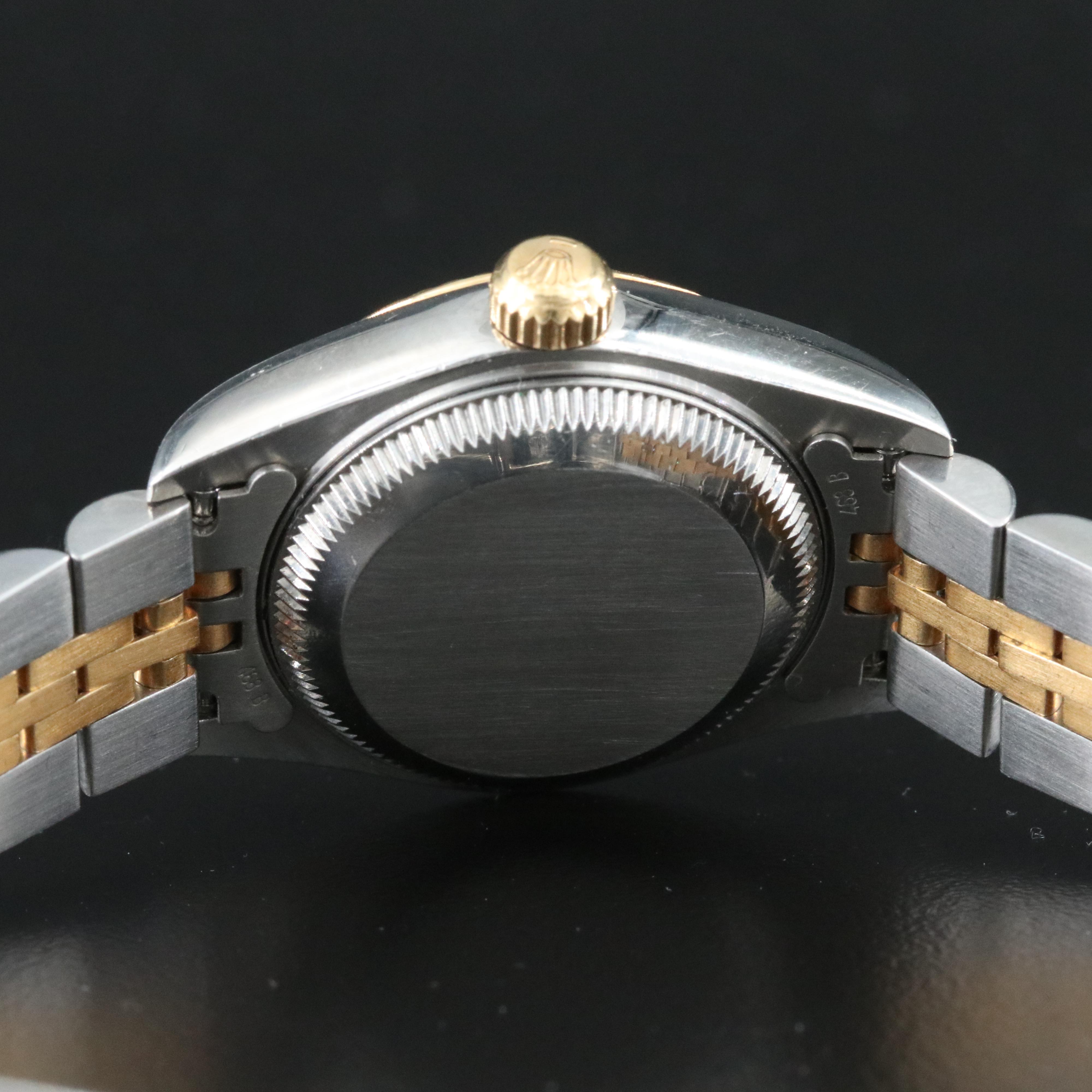 1997 - 1998 Rolex Silver Jubilee Factory Diamond Serti Dial Datejust Watch