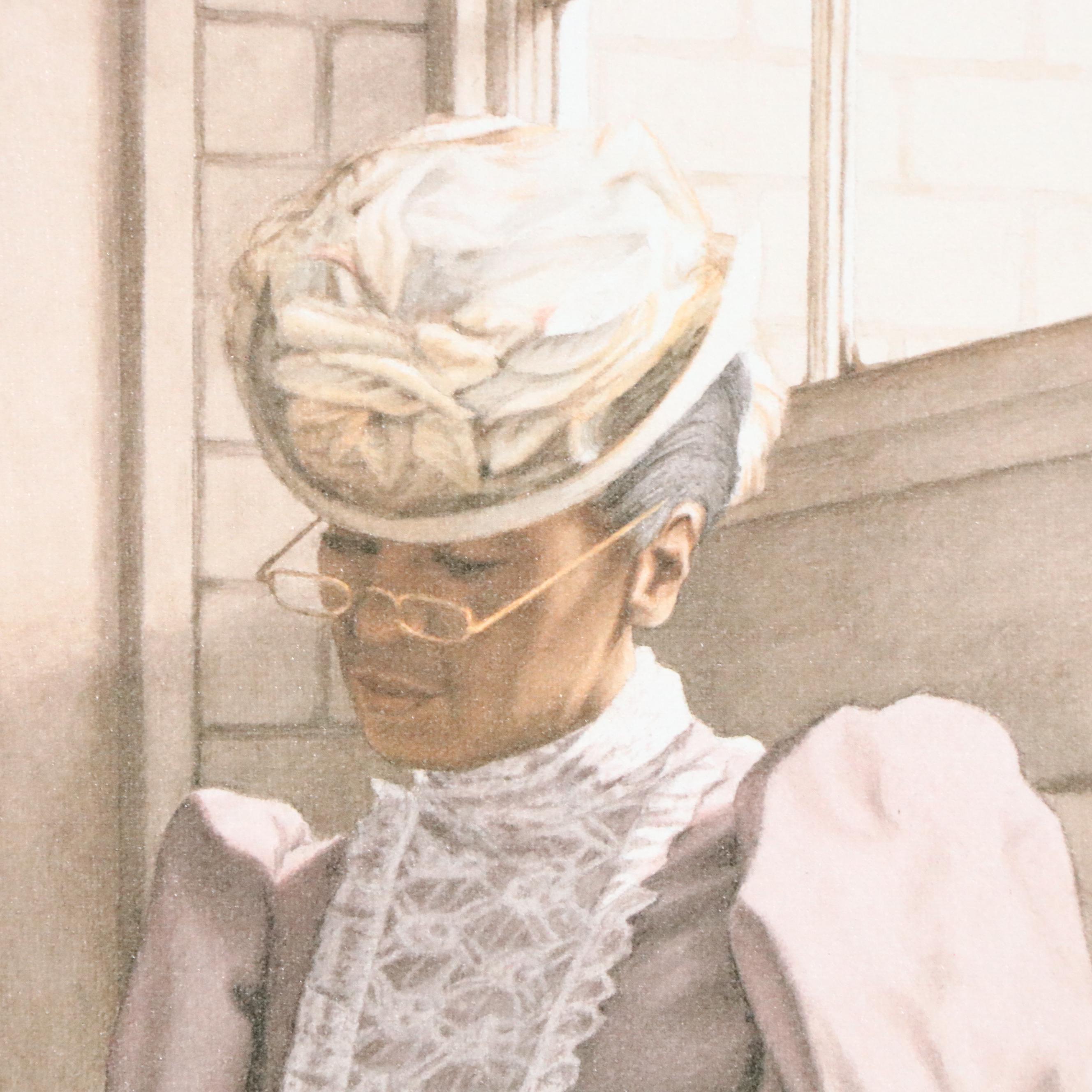 Offset Lithograph After Melinda Byers "Three Generations"