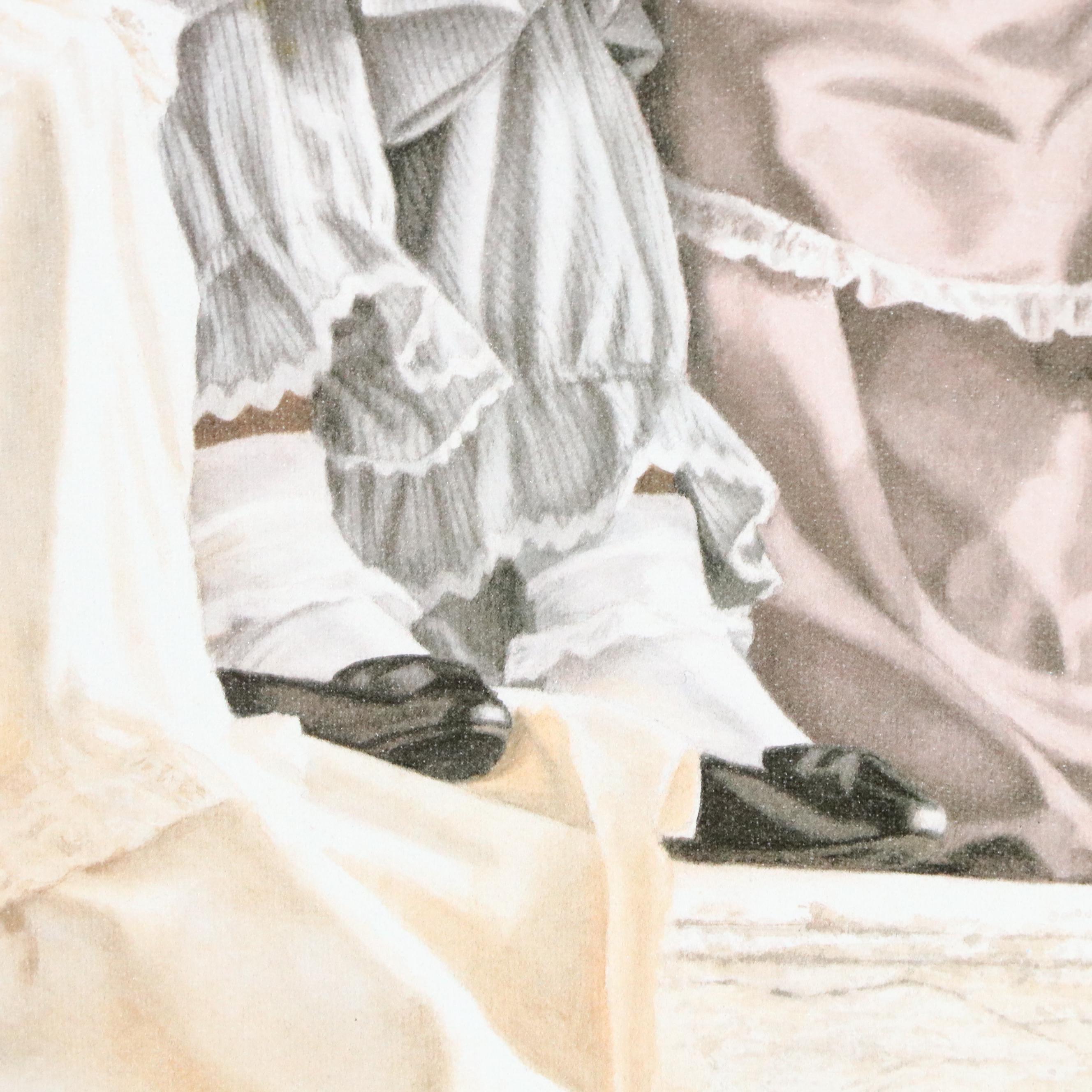 Offset Lithograph After Melinda Byers "Three Generations"