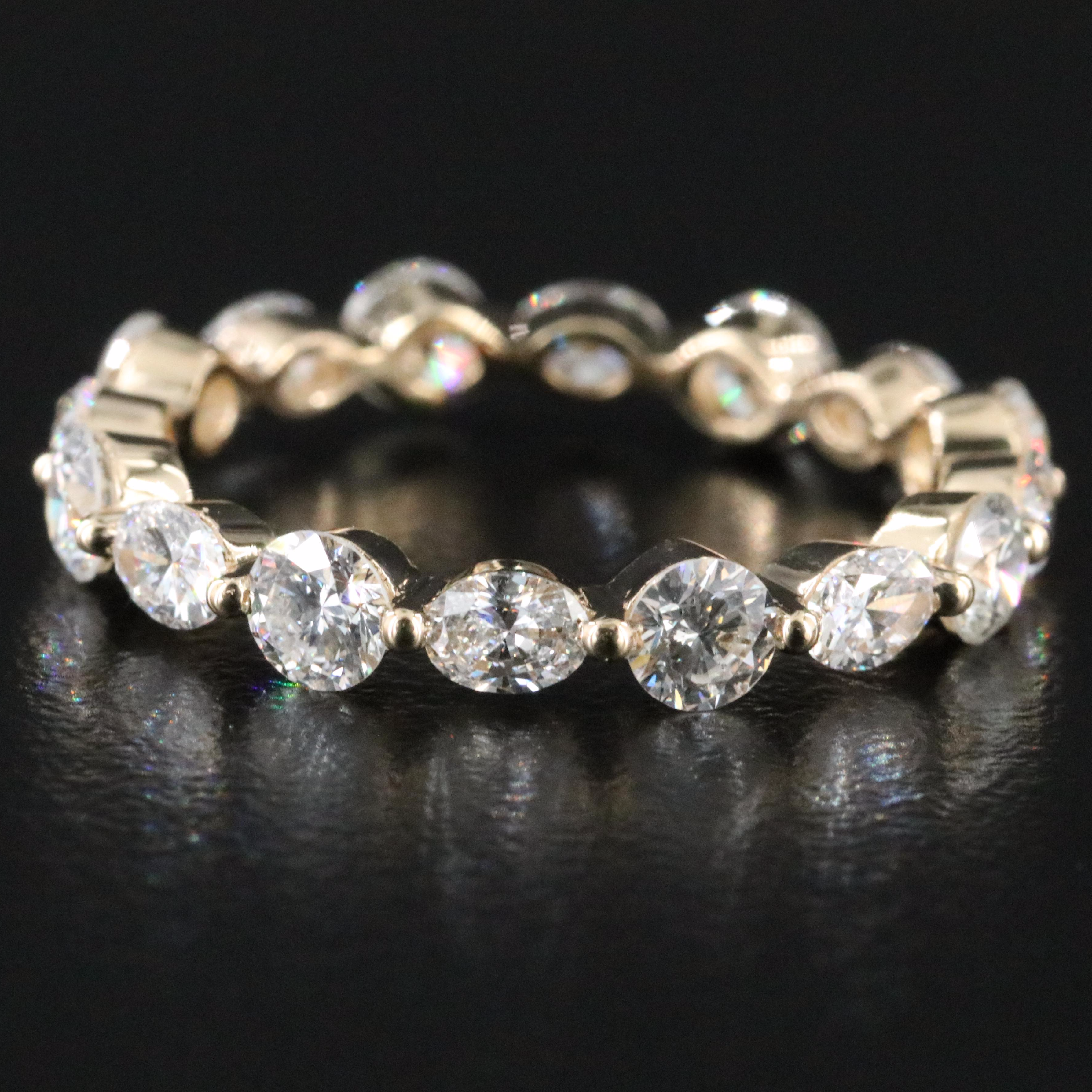 14K 2.00 CTW Lab Grown Diamond Eternity Band