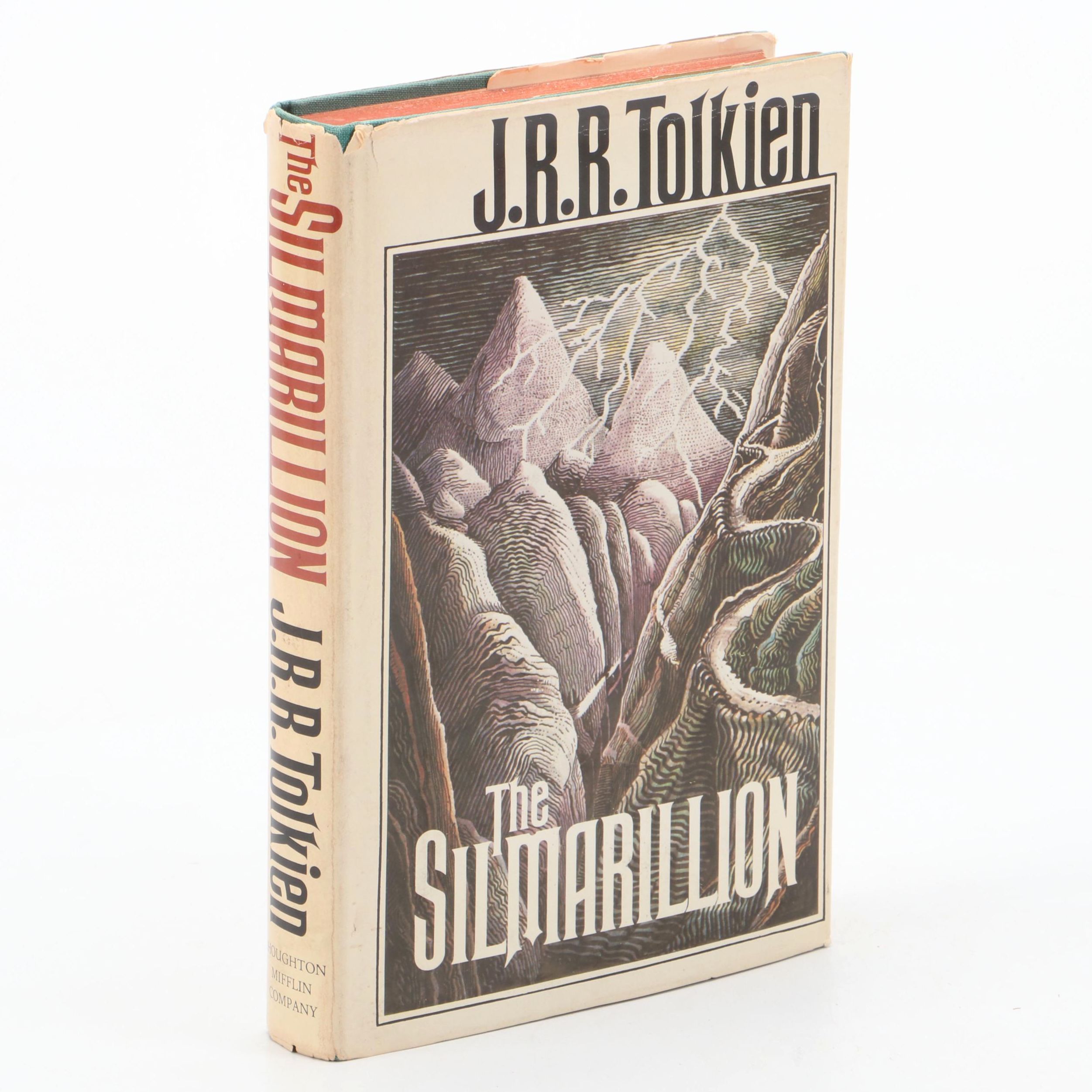 First American Edition "The Silmarillion" by J. R. R. Tolkien with Map, 1977