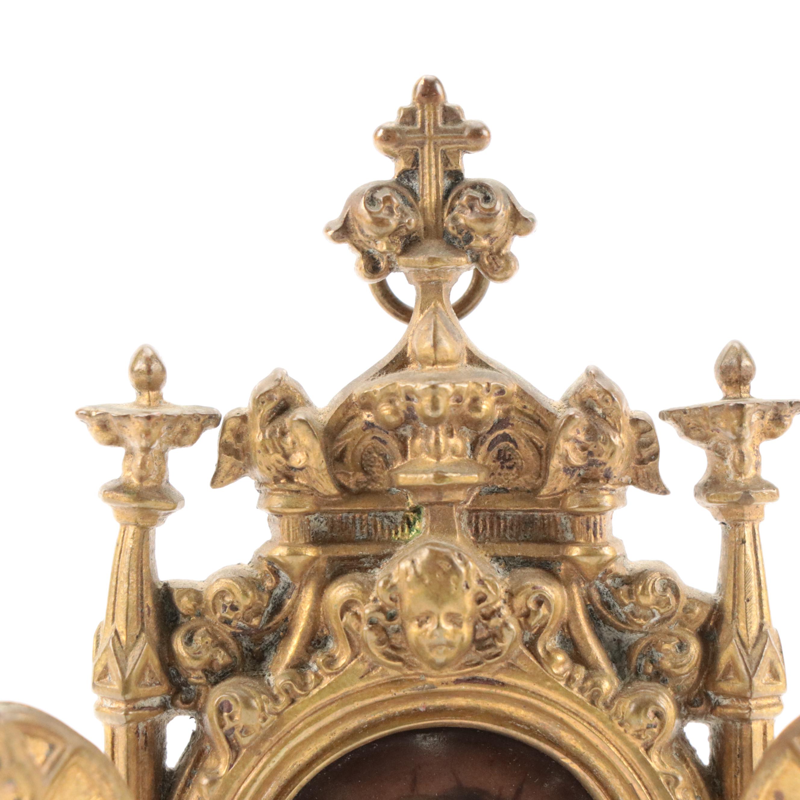 Italian Style Idol After Guido Reni's "Head of Christ Crowned with Thorns"