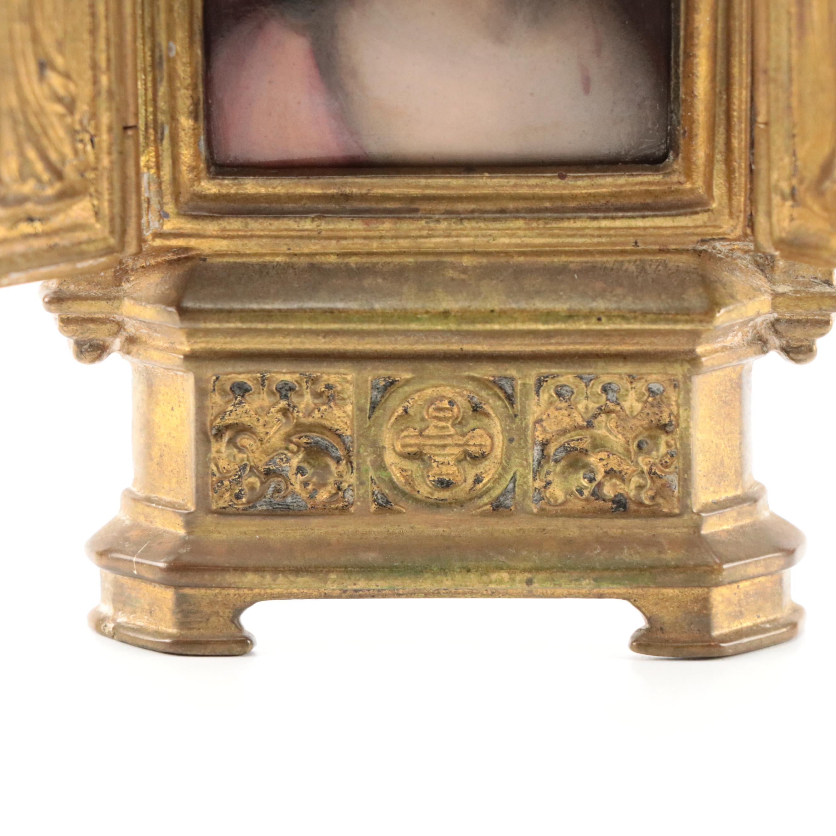 Italian Style Idol After Guido Reni's "Head of Christ Crowned with Thorns"