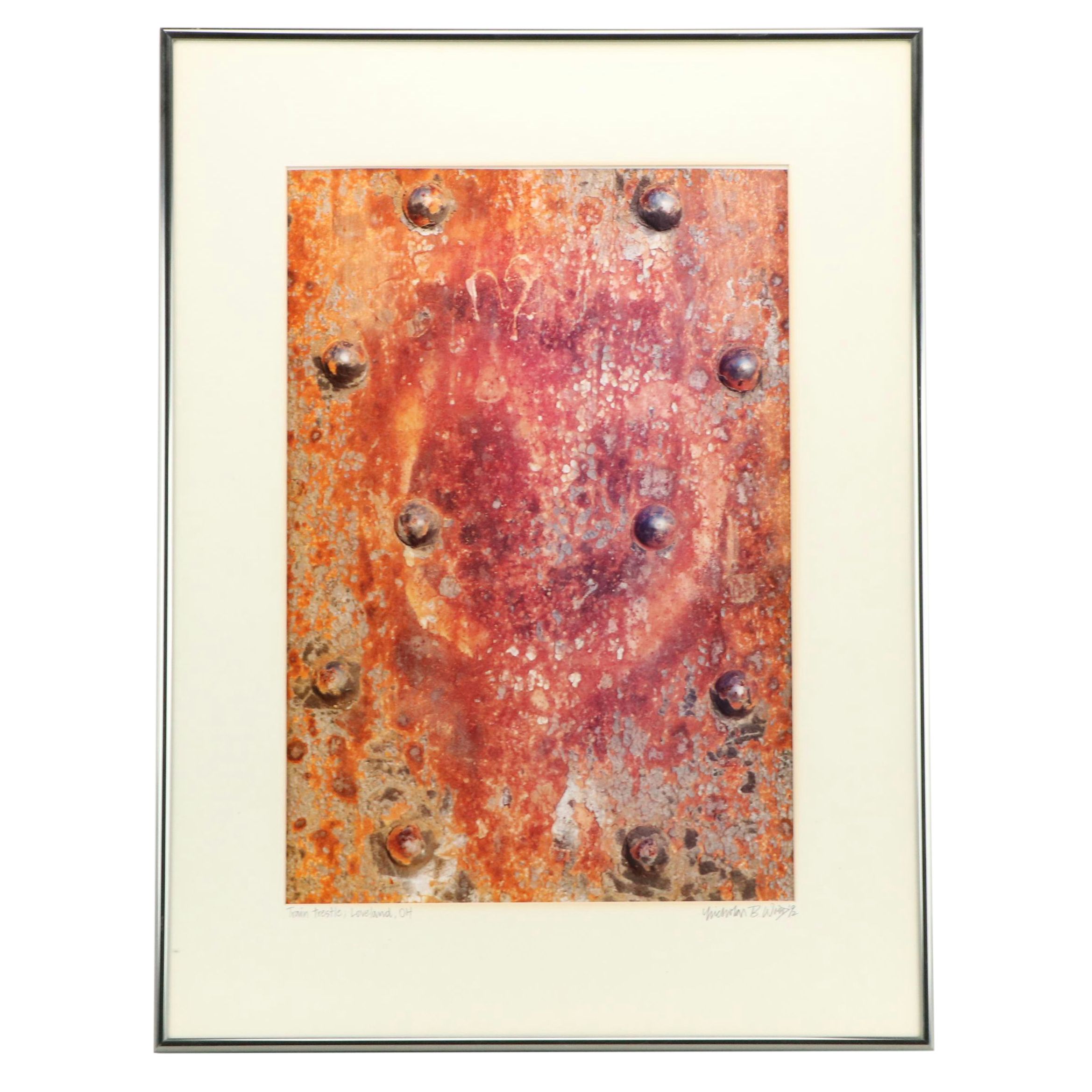 Nicholas Wood Chromogenic Print "Train Trestle, Loveland, Ohio," 1992