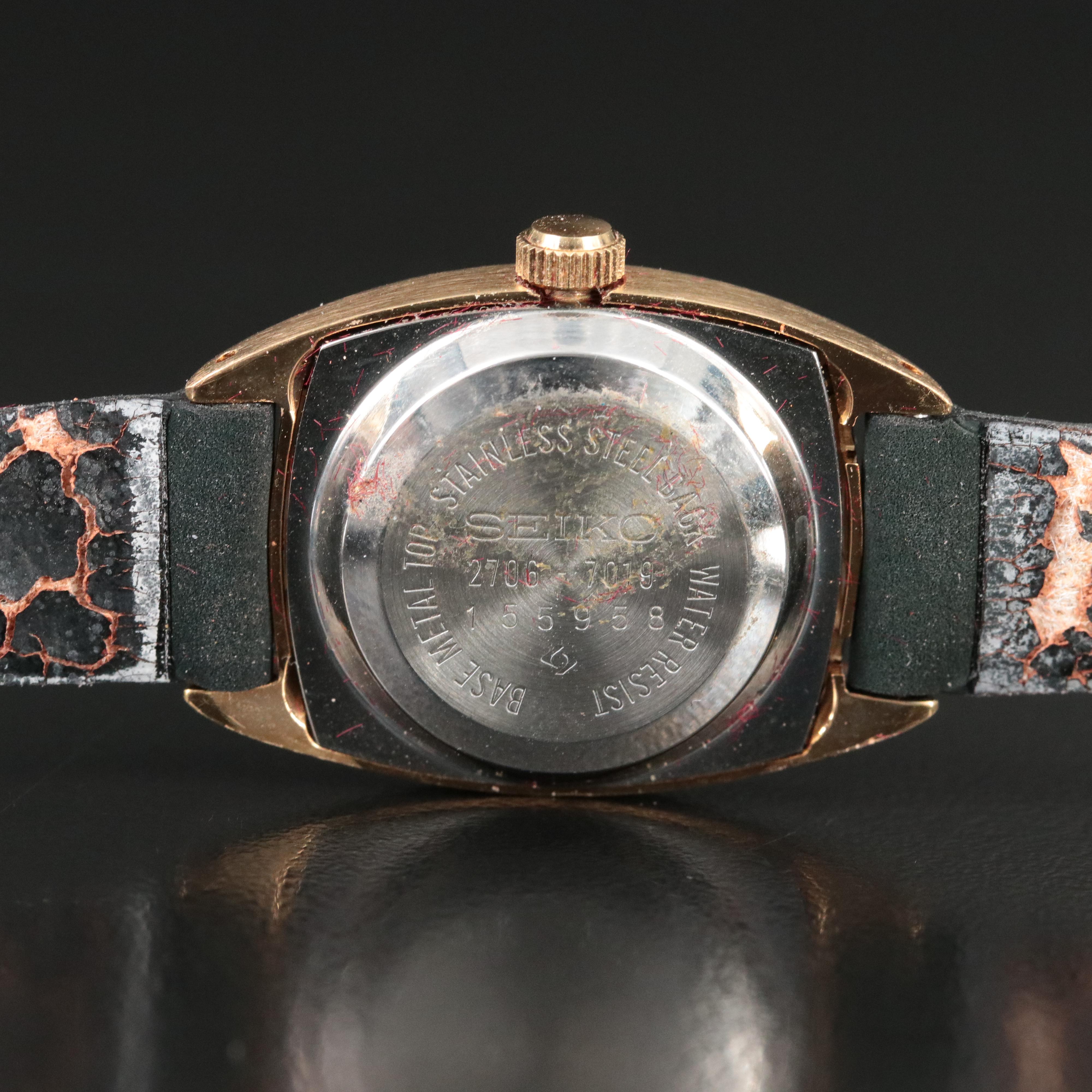 Seiko Automatic Vintage Day-Date Watch