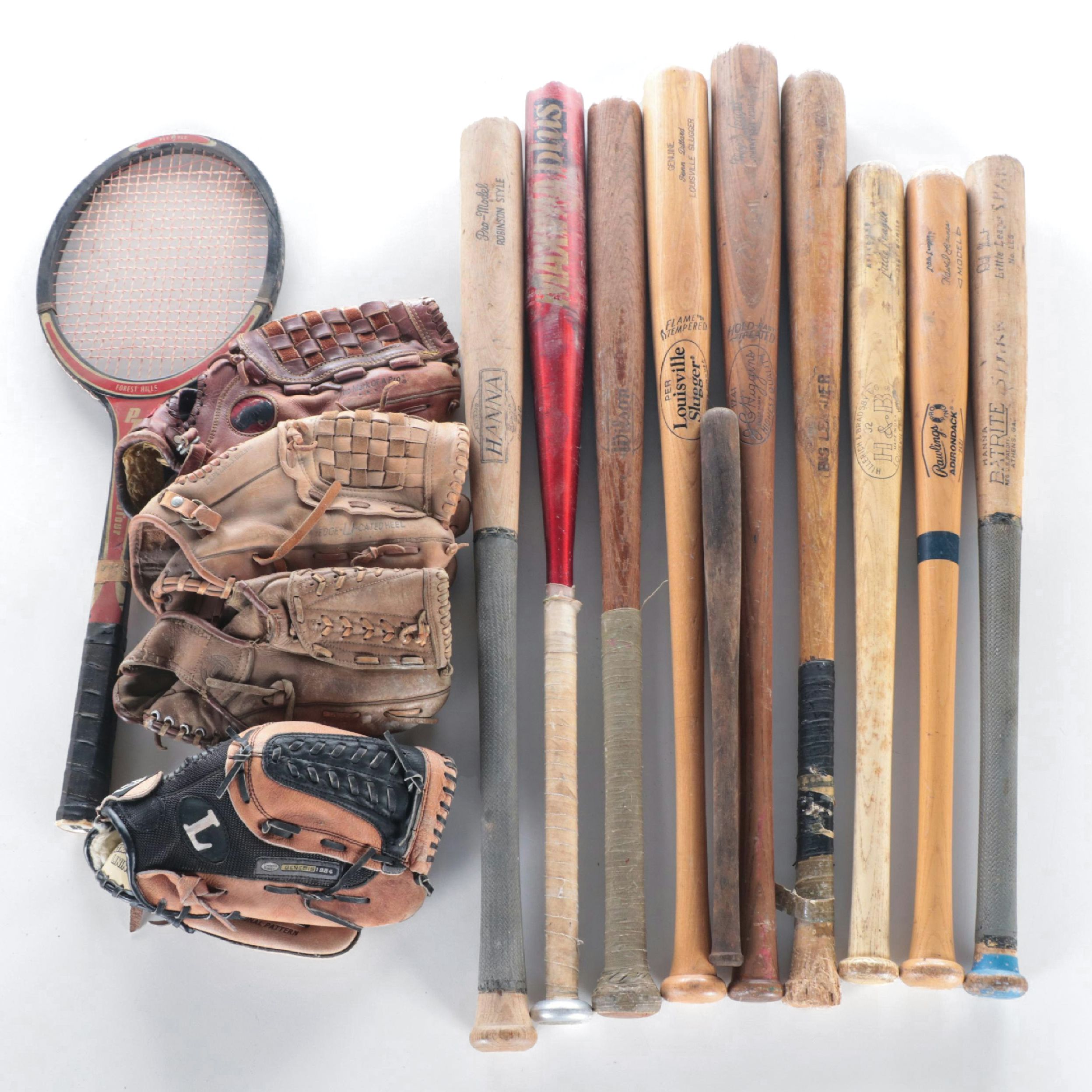 Louisville Slugger, Rawlings, Wilson, and Other Baseball Bats with More