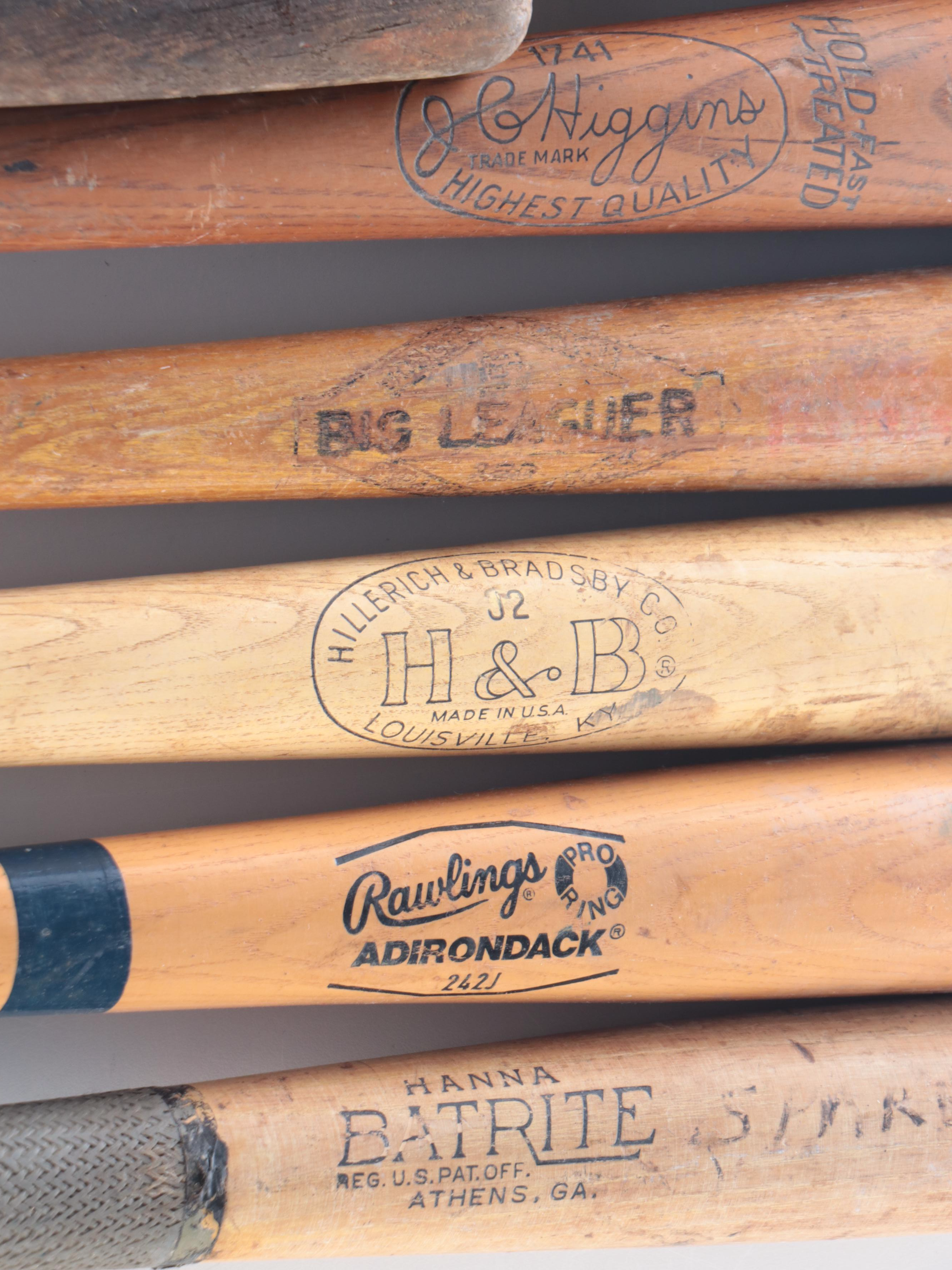 Louisville Slugger, Rawlings, Wilson, and Other Baseball Bats with More