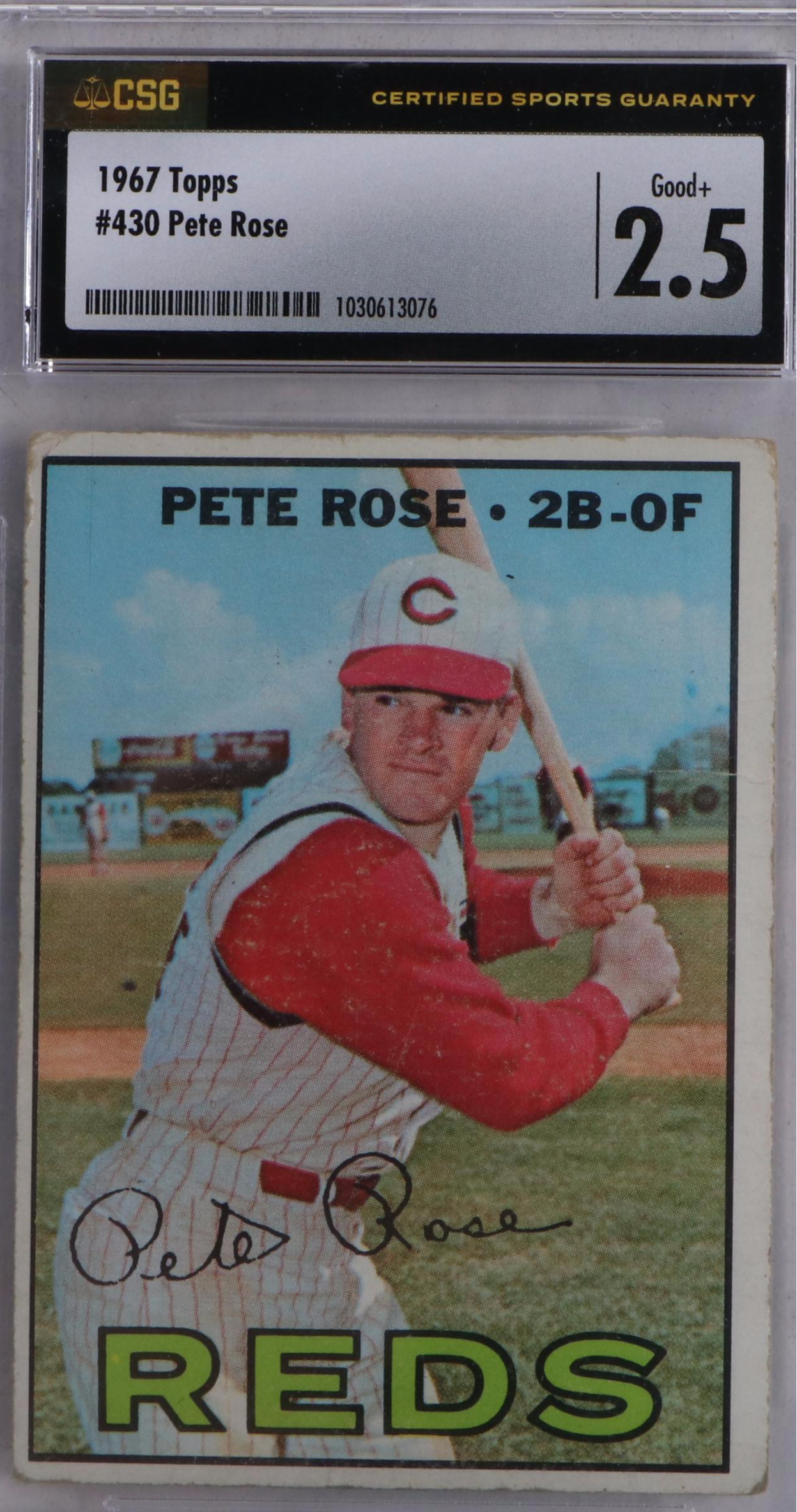 1960s Topps Pete Rose Graded Cincinnati Reds Baseball Cards