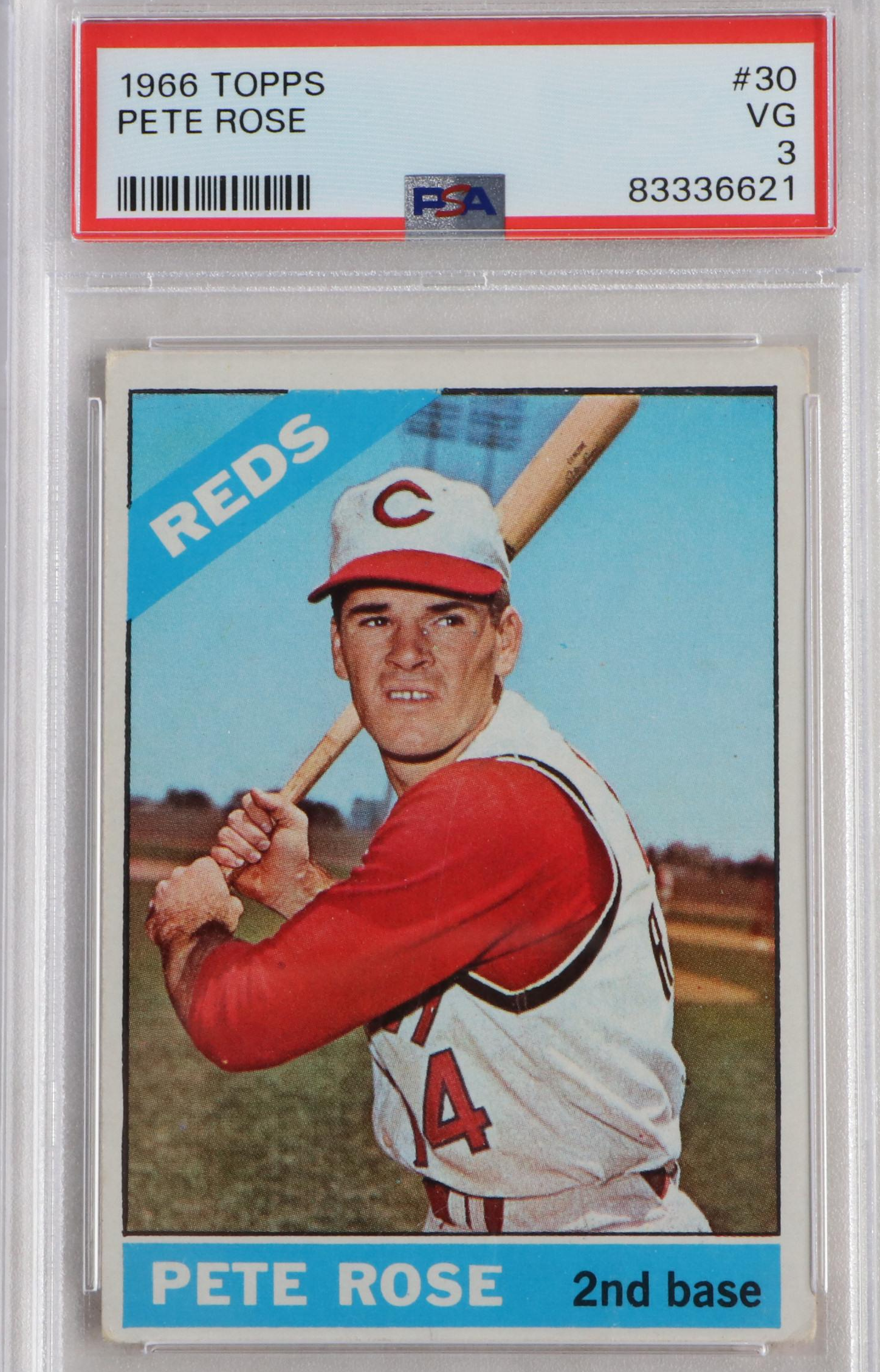 1960s Topps Pete Rose Graded Cincinnati Reds Baseball Cards