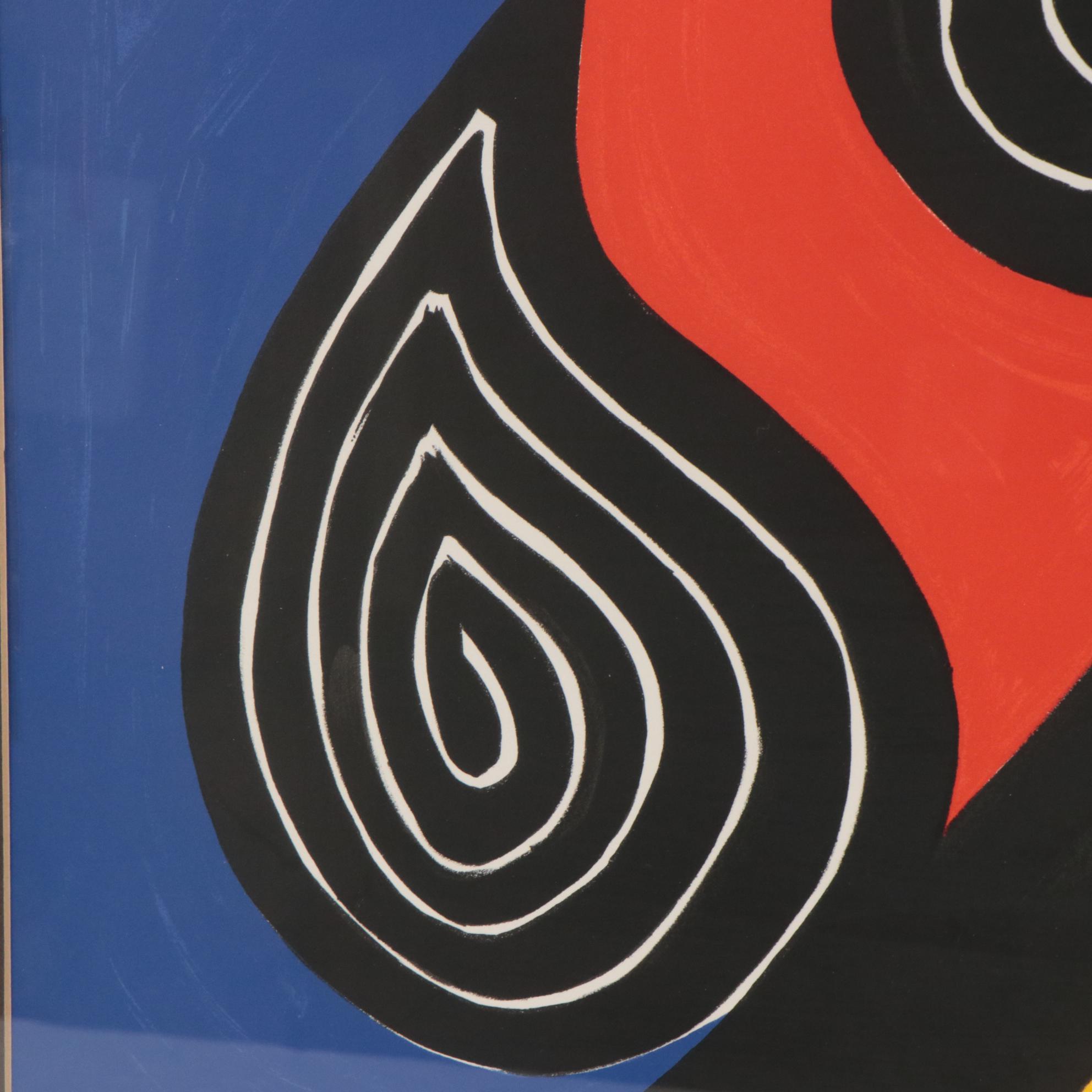 Lithograph Designed by Alexander Calder "Autumn," 1969