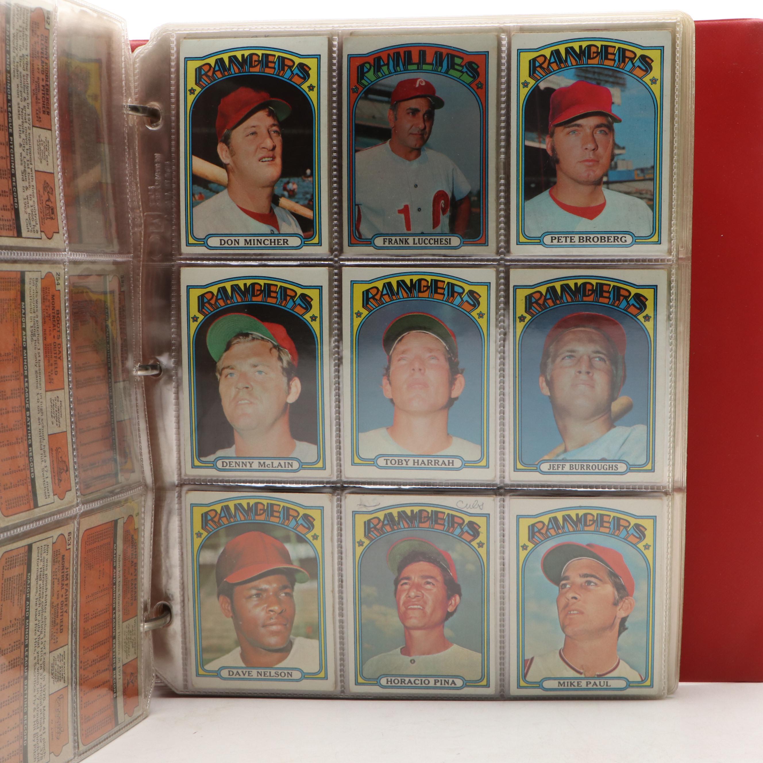 Topps Baseball Cards Featuring Joe Morgan, Tom Seaver, and More, 1969-1972