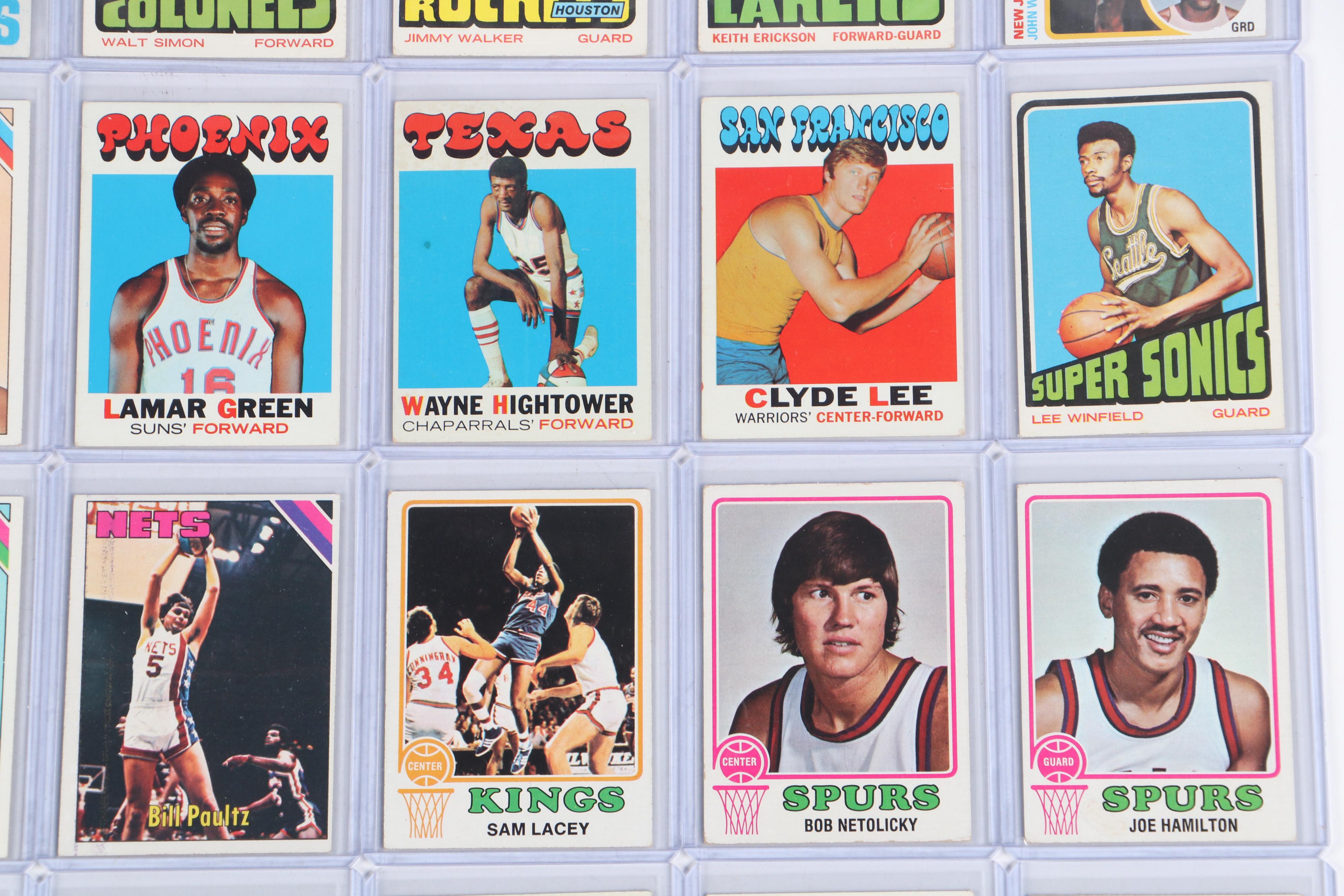 Topps Basketball Cards Featuring Bill Laimbeer Rookie and More, 1970s-1980s