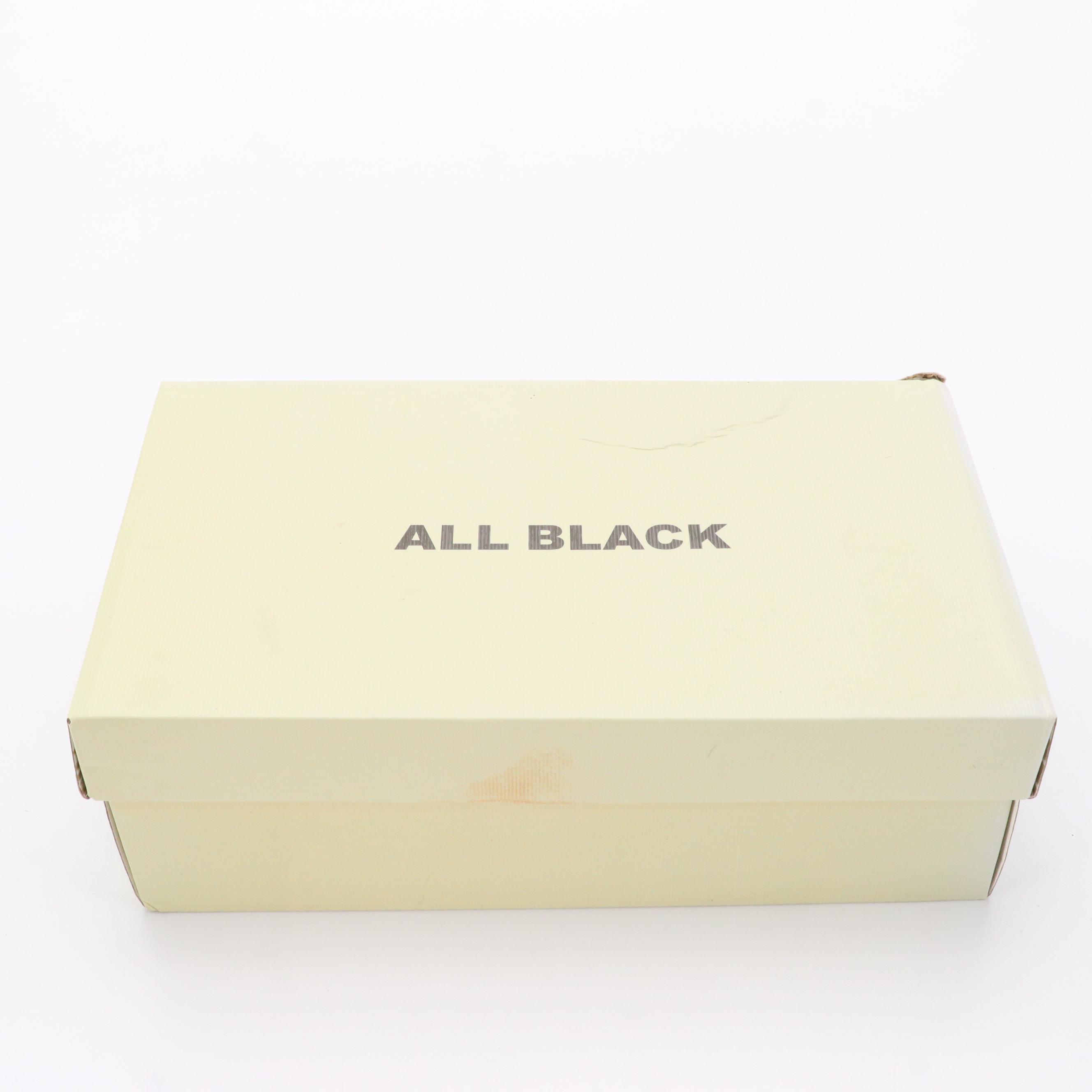 Anthropologie All Black Camo Calf Hair Peekaboo Oxford Shoes in Box
