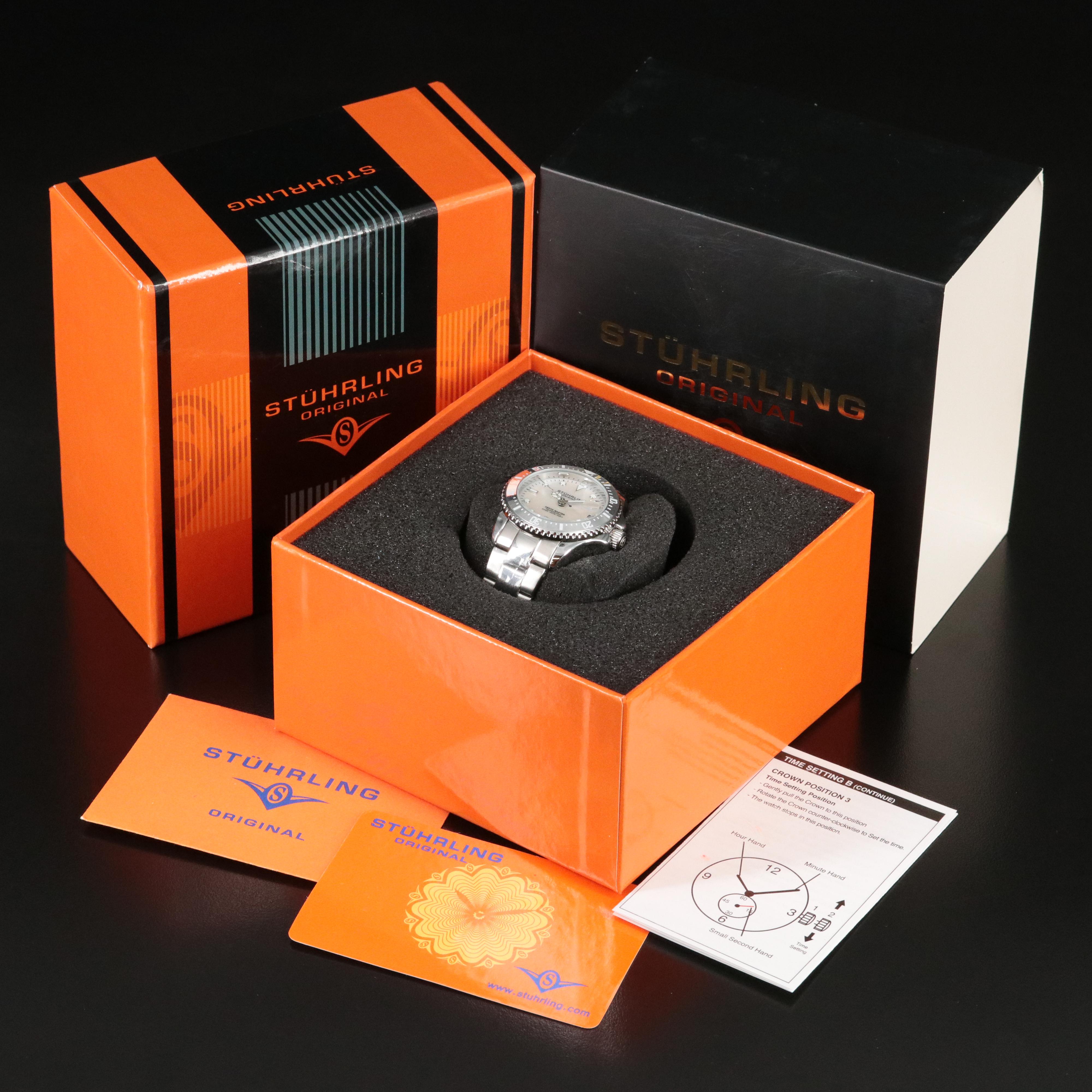 Stührling Original Depth Master Watch