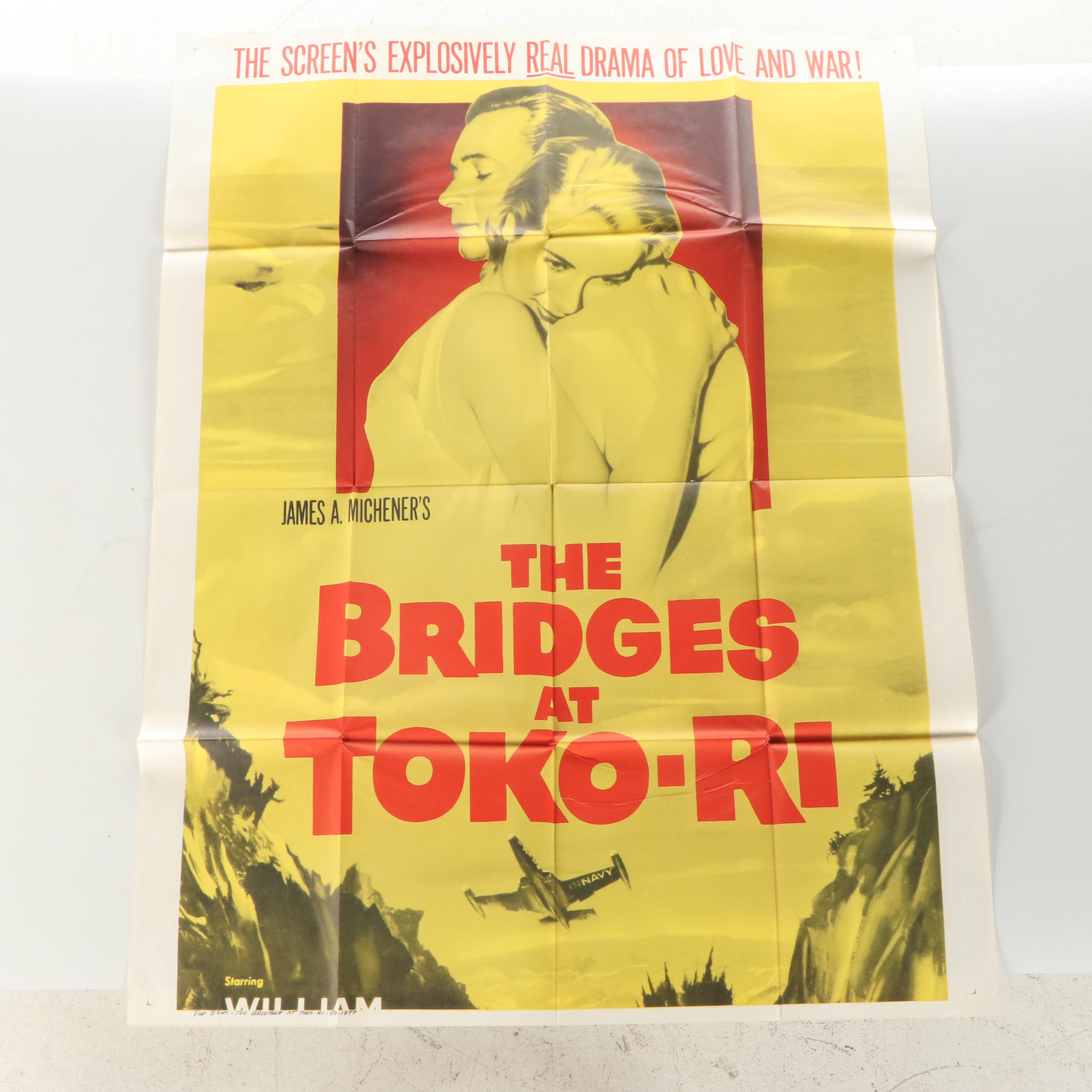 "The Bridges at Toko-Ri" Lithograph Reprint Movie Poster