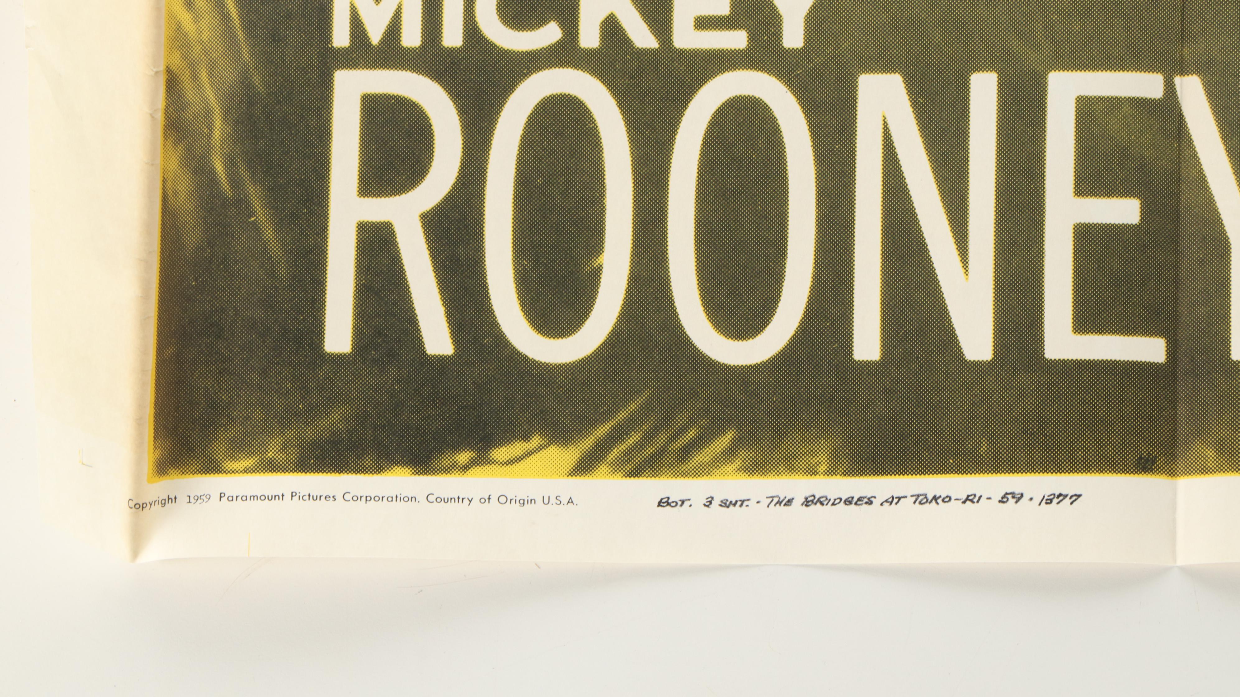 "The Bridges at Toko-Ri" Lithograph Reprint Movie Poster