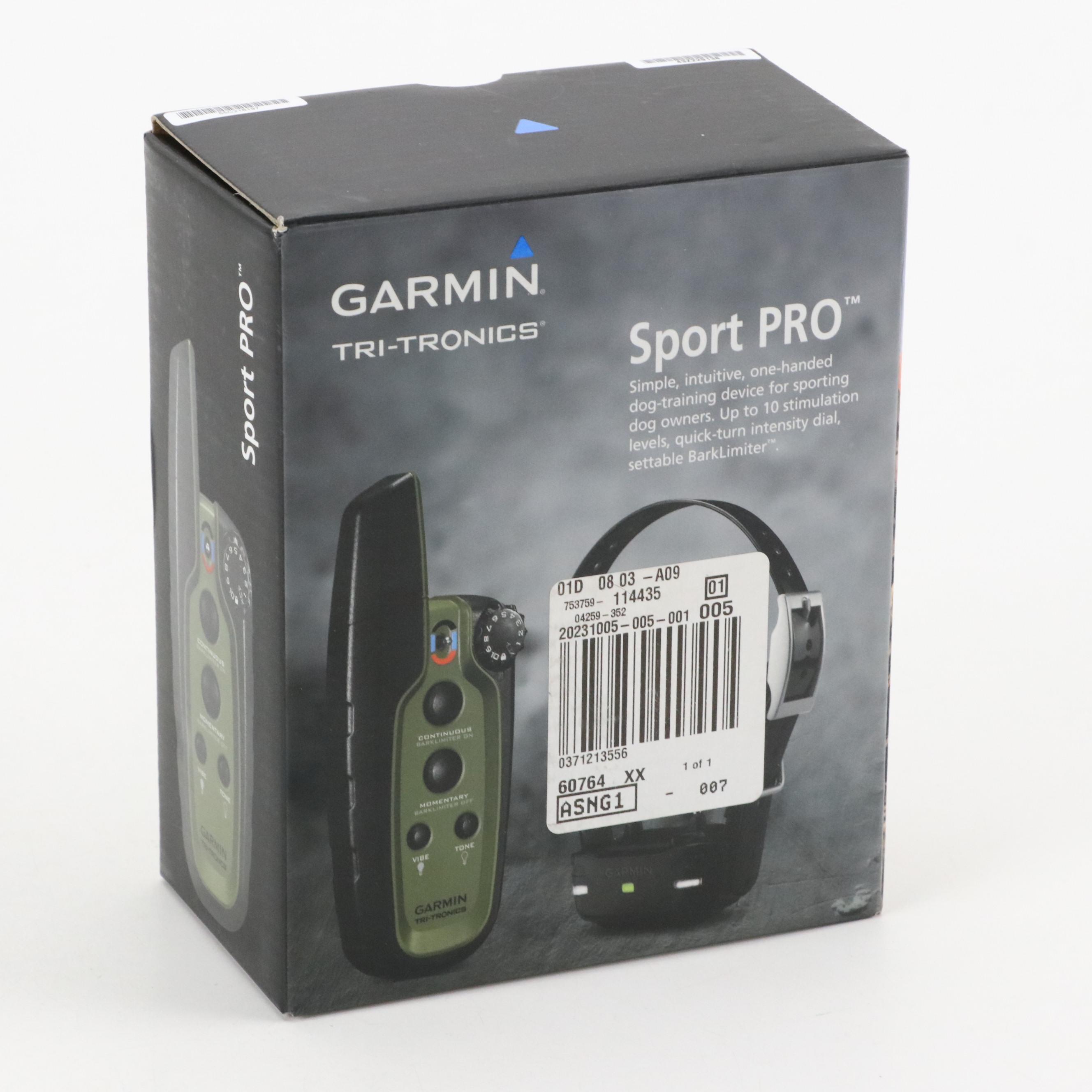 Garmin Tri-Tronics Sport Pro Dog Training Collar Set, Contemporary