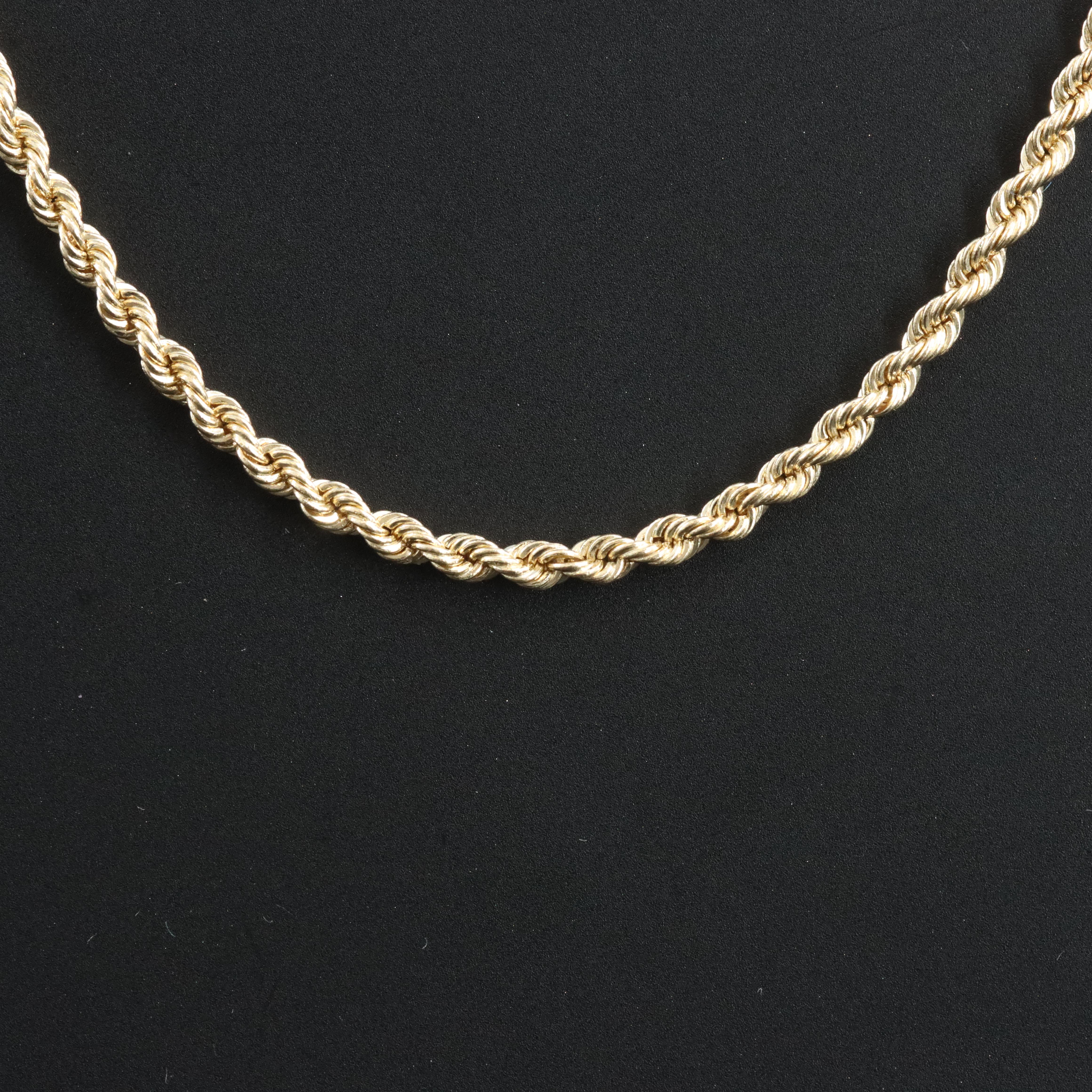 14K Rope Chain Necklace
