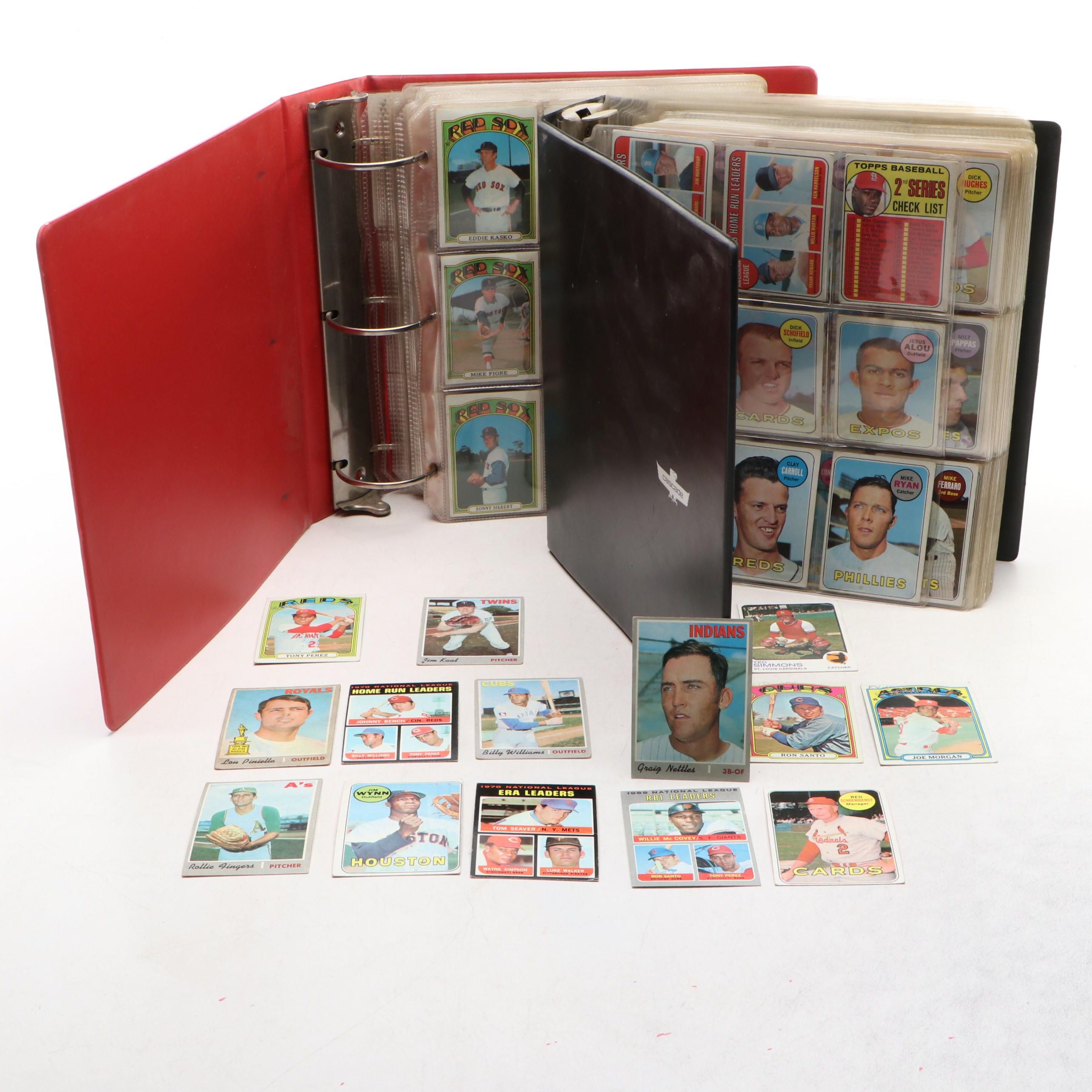 Topps Baseball Cards Featuring Joe Morgan, Tom Seaver, and More, 1969-1972