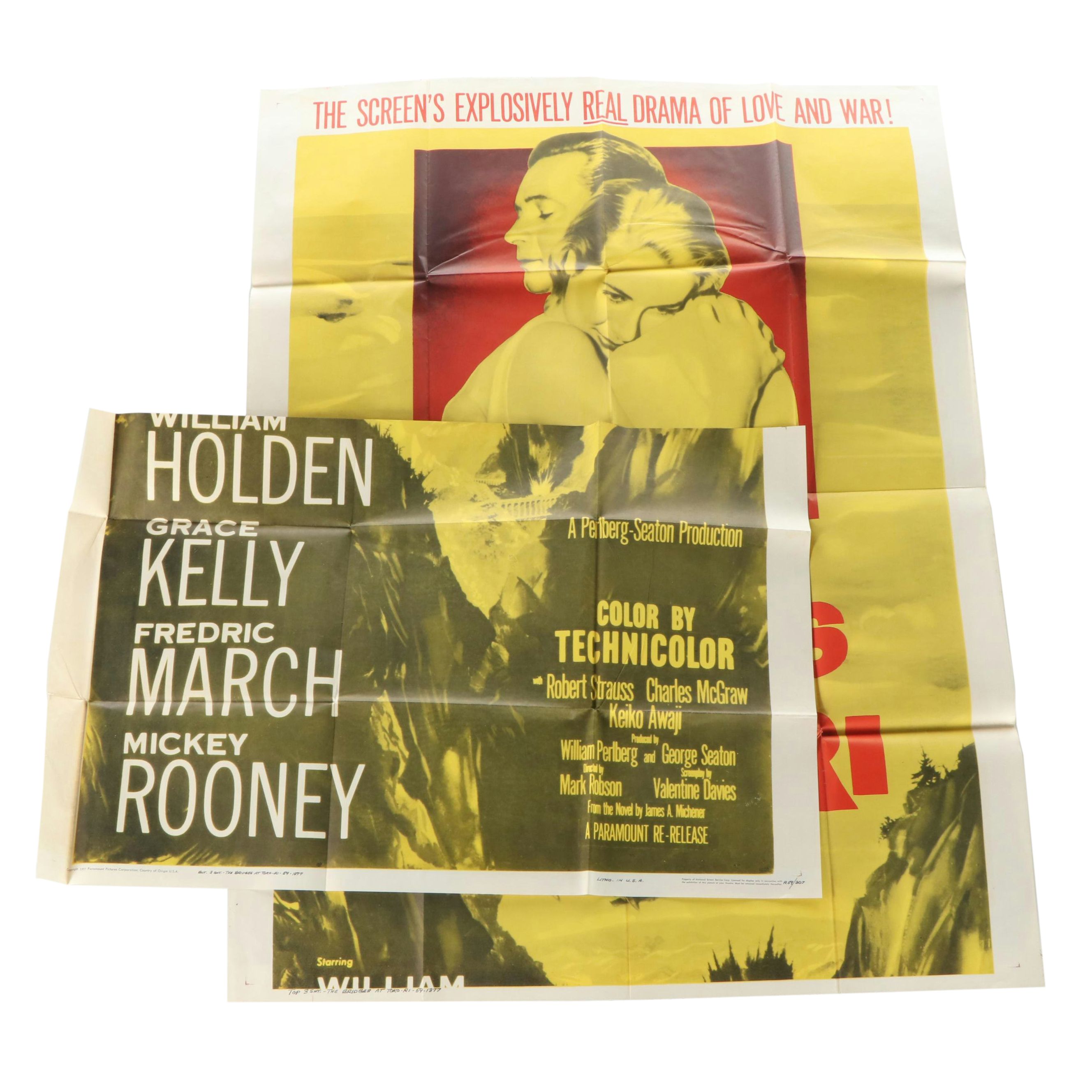 "The Bridges at Toko-Ri" Lithograph Reprint Movie Poster