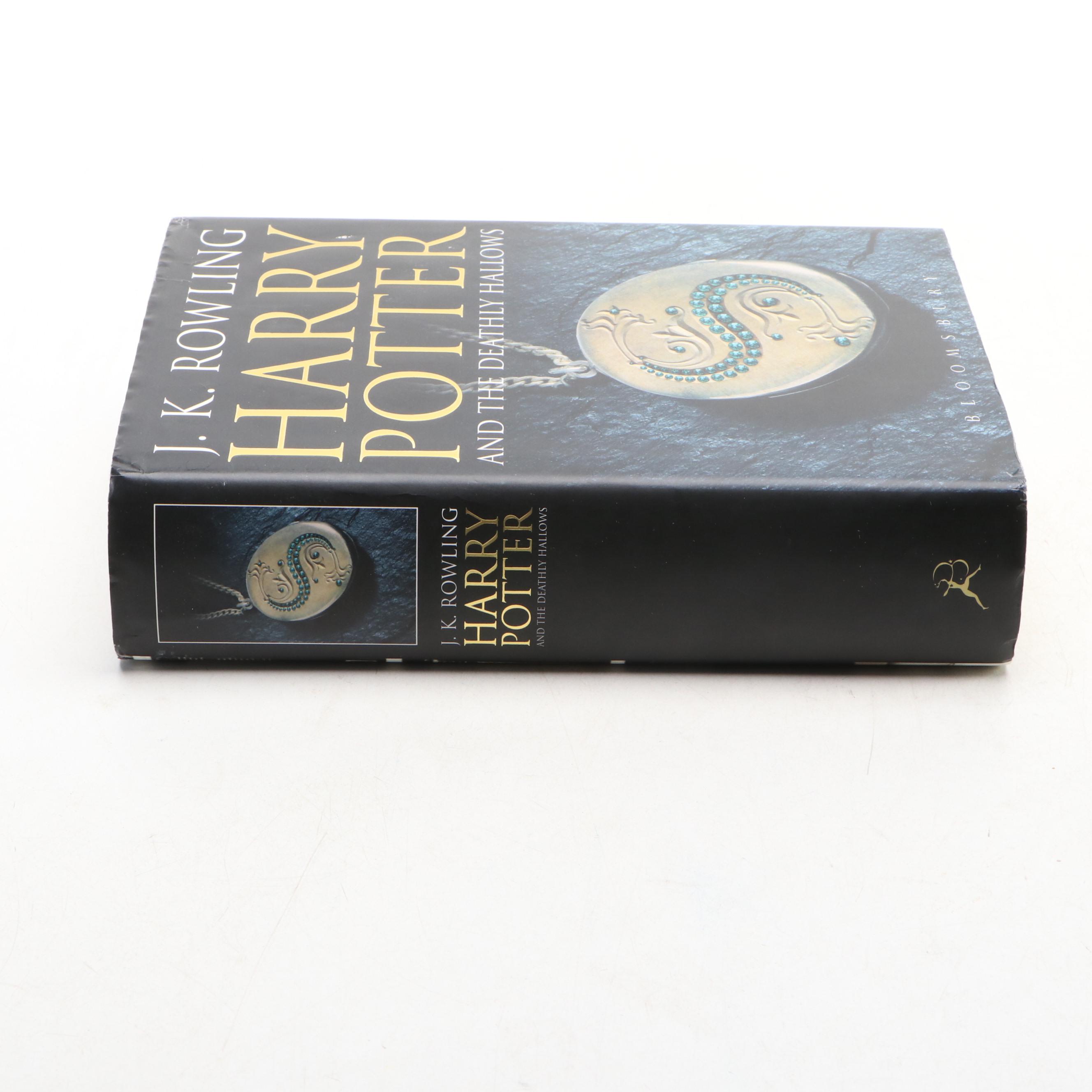 First UK Adult Edition "Harry Potter and the Deathly Hallows" by J. K. Rowling