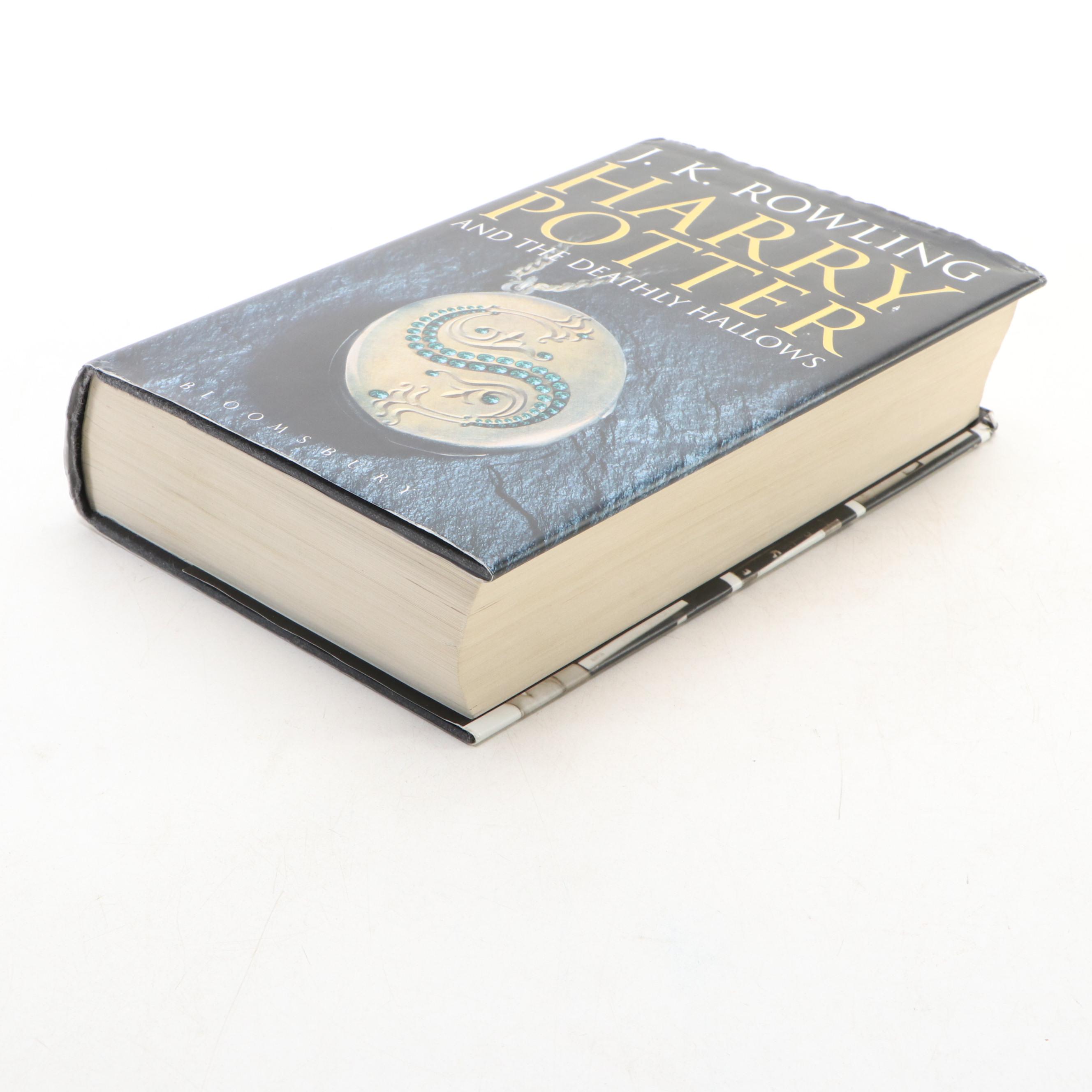 First UK Adult Edition "Harry Potter and the Deathly Hallows" by J. K. Rowling