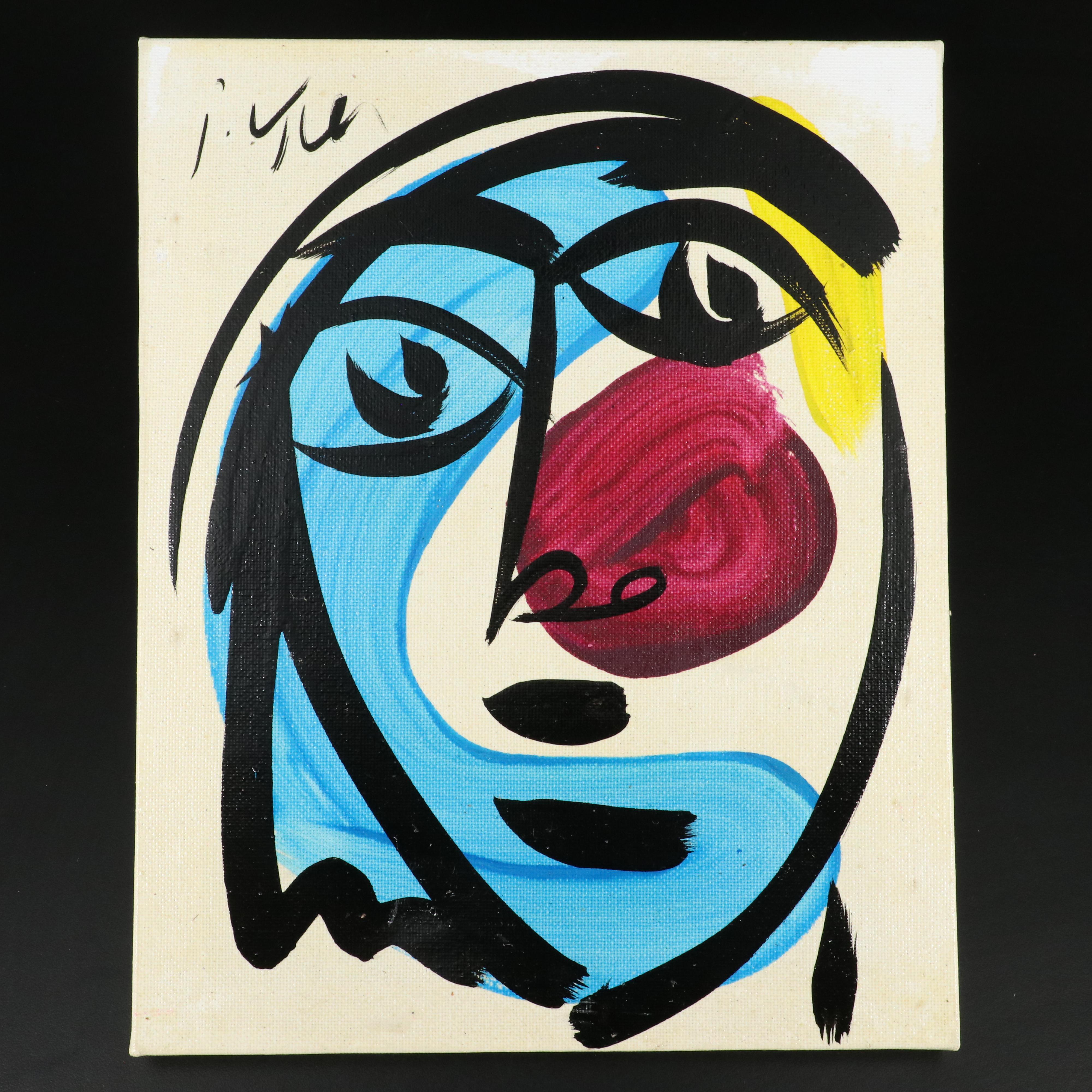 Peter Robert Keil Stylized Acrylic Portrait