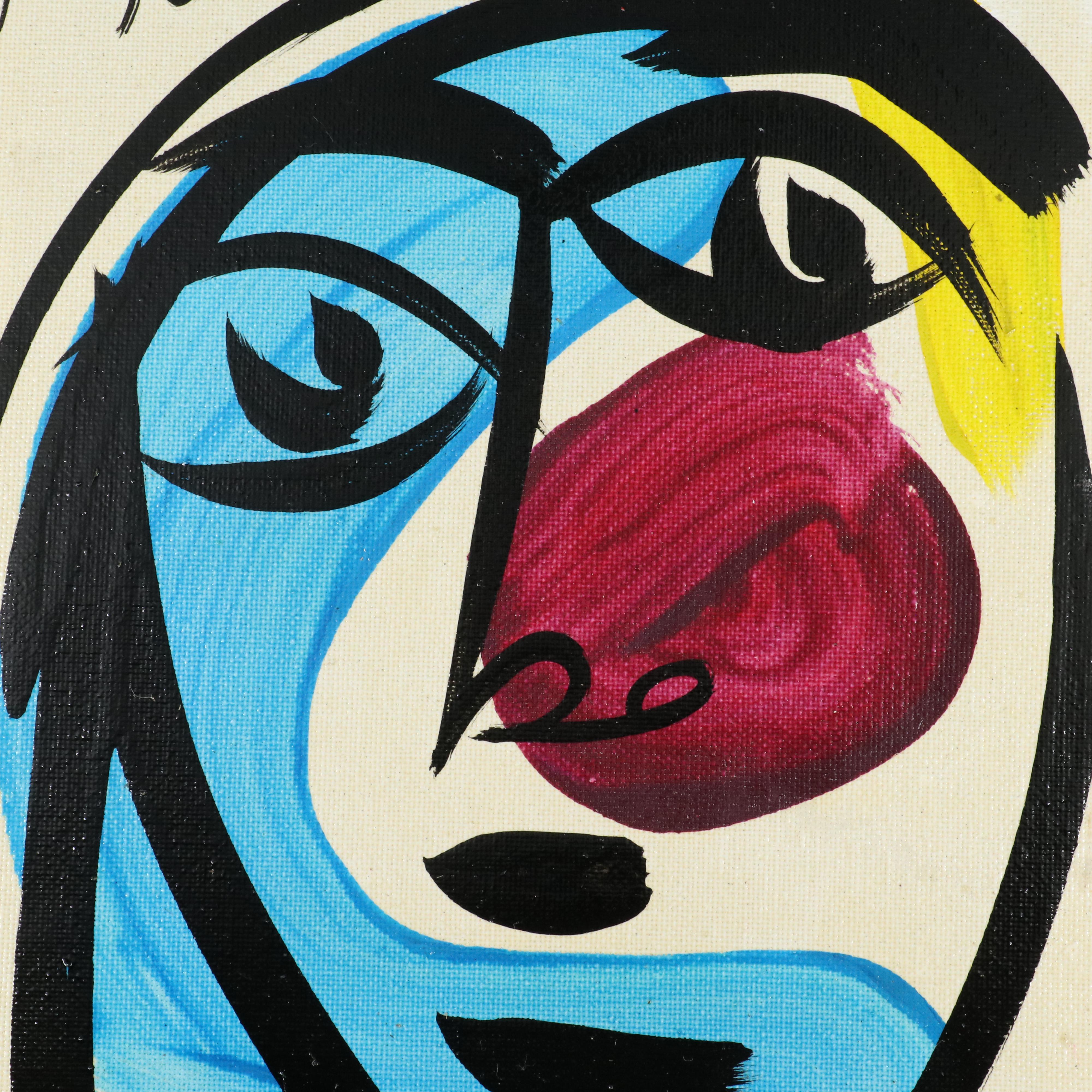 Peter Robert Keil Stylized Acrylic Portrait