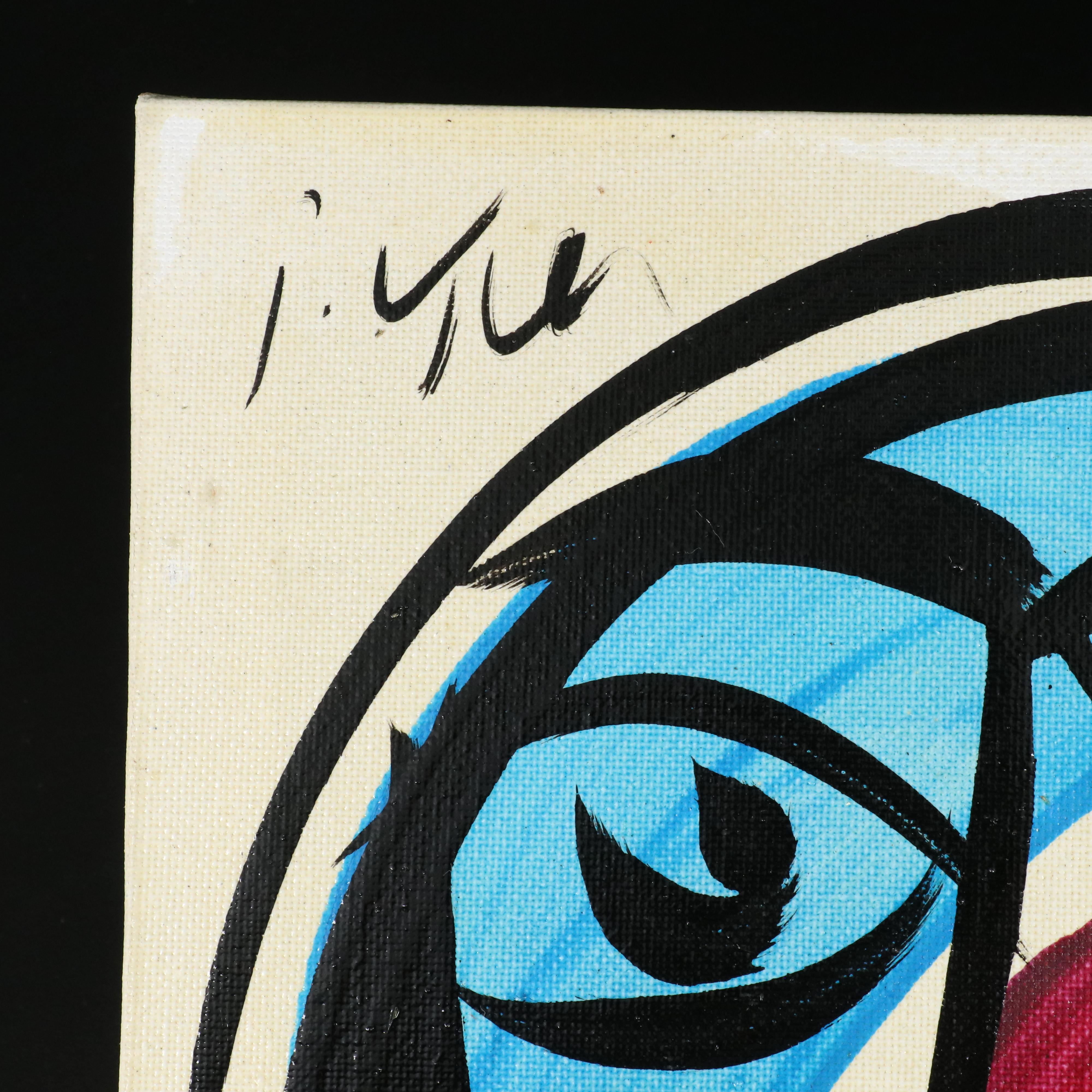 Peter Robert Keil Stylized Acrylic Portrait