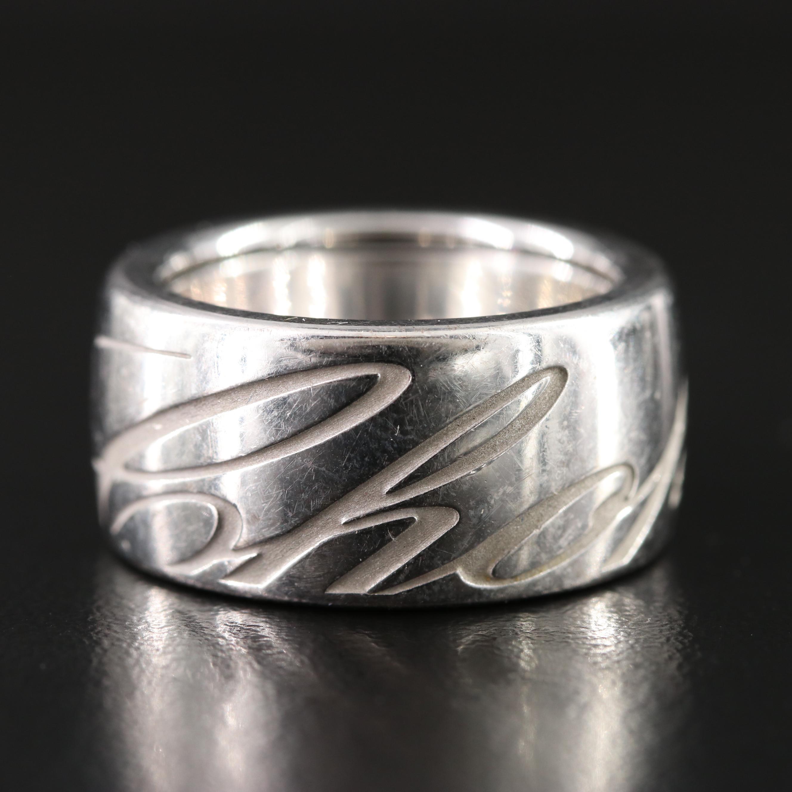 Chopard Chopardissimo 18K Signature Revolving Ring