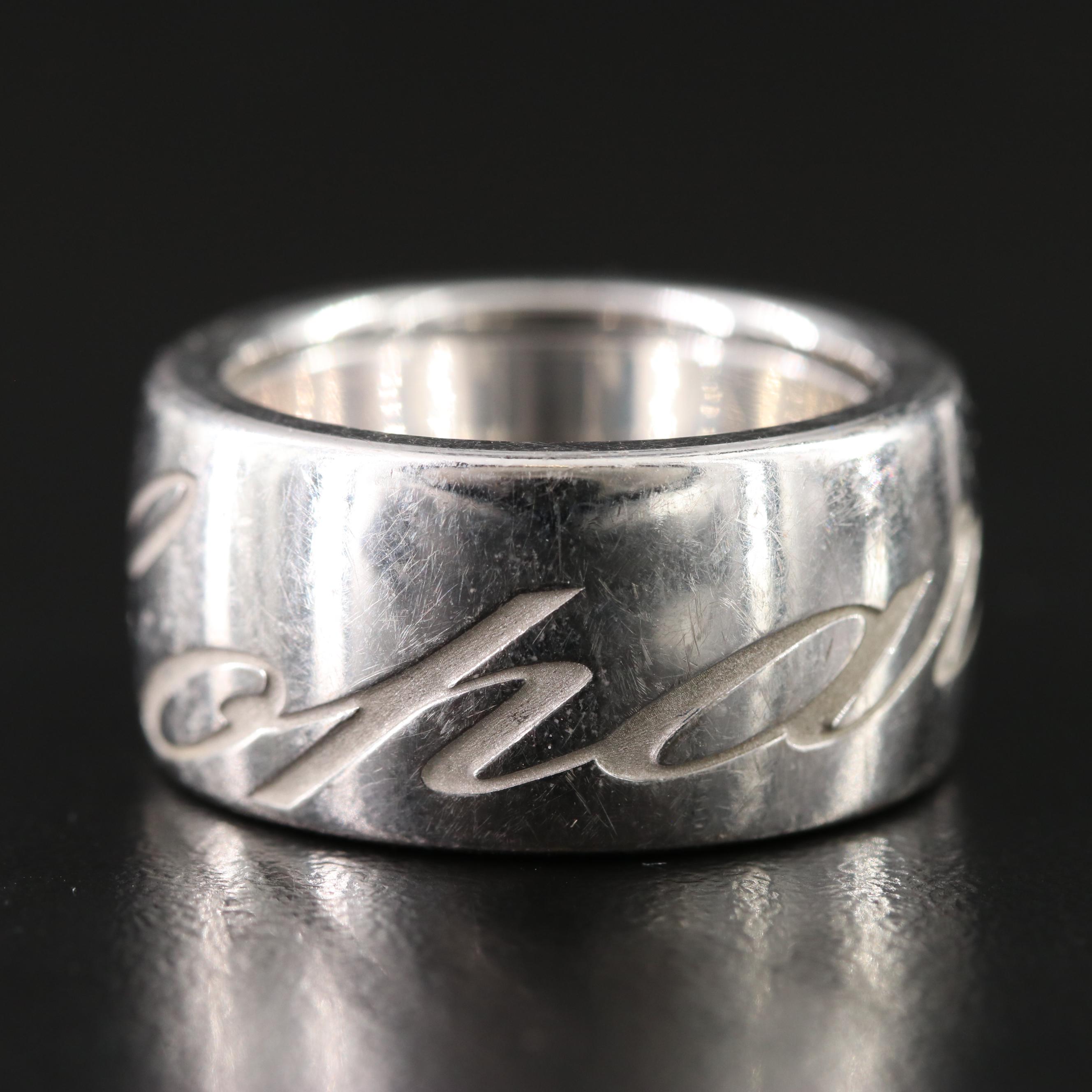 Chopard Chopardissimo 18K Signature Revolving Ring